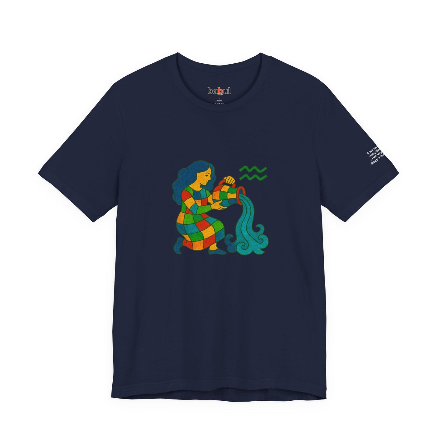 AQUARIUS - T-shirt, The Zodiac Signs According to Saint Phalle