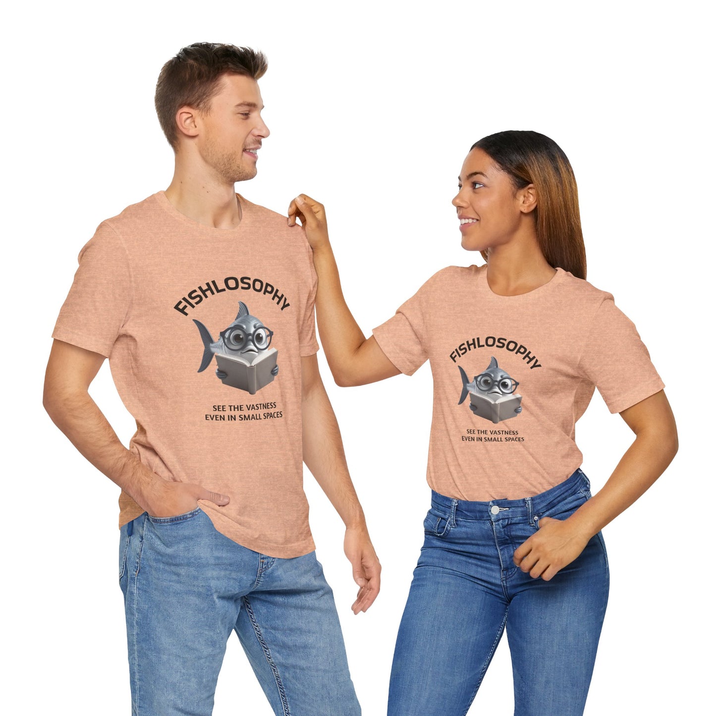 Fishlosophy Unisex Jersey Short Sleeve Tee – See the vastness even in small spaces