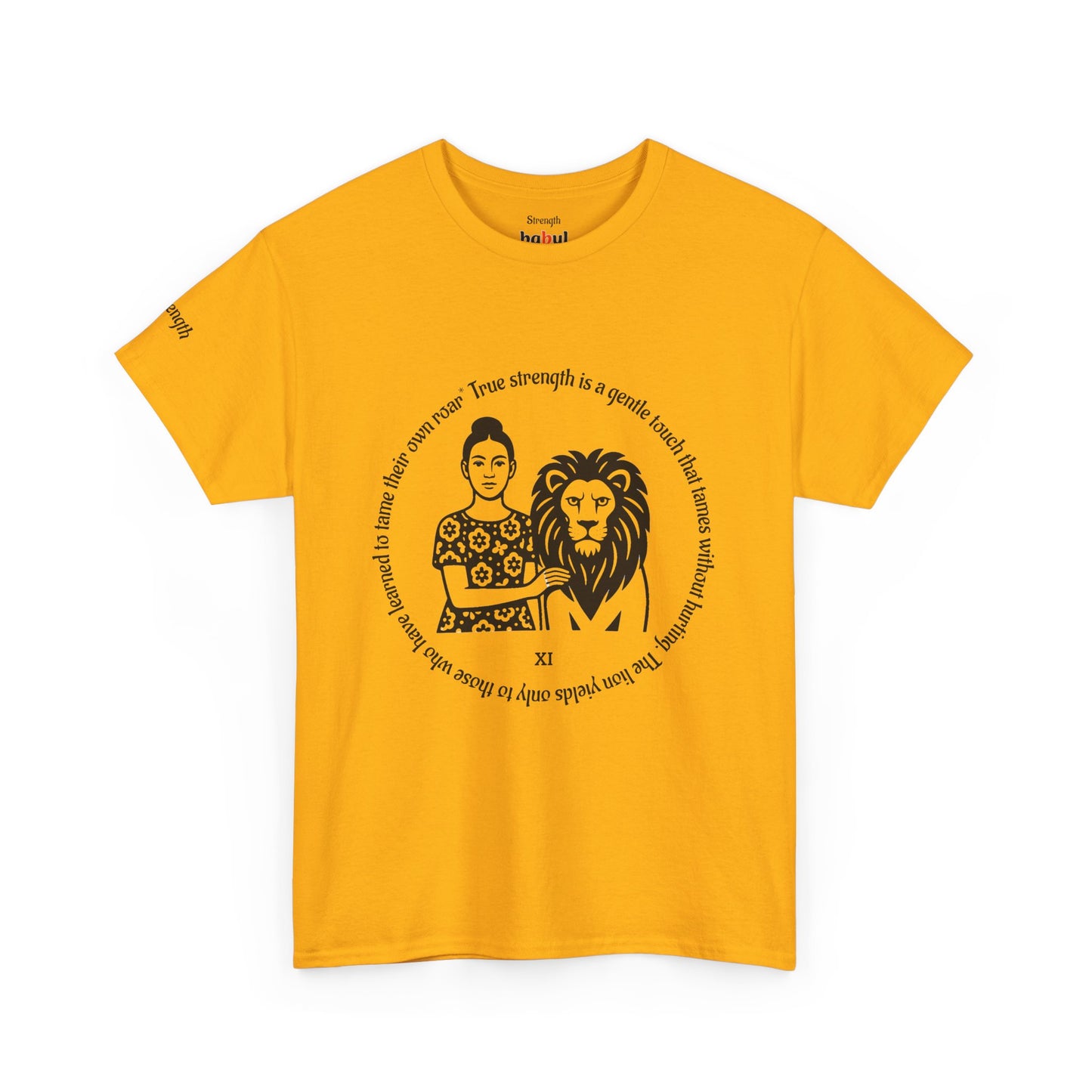 Strength - ArcanaPop T-Shirt – Where Tarot Magic Meets Pop Art