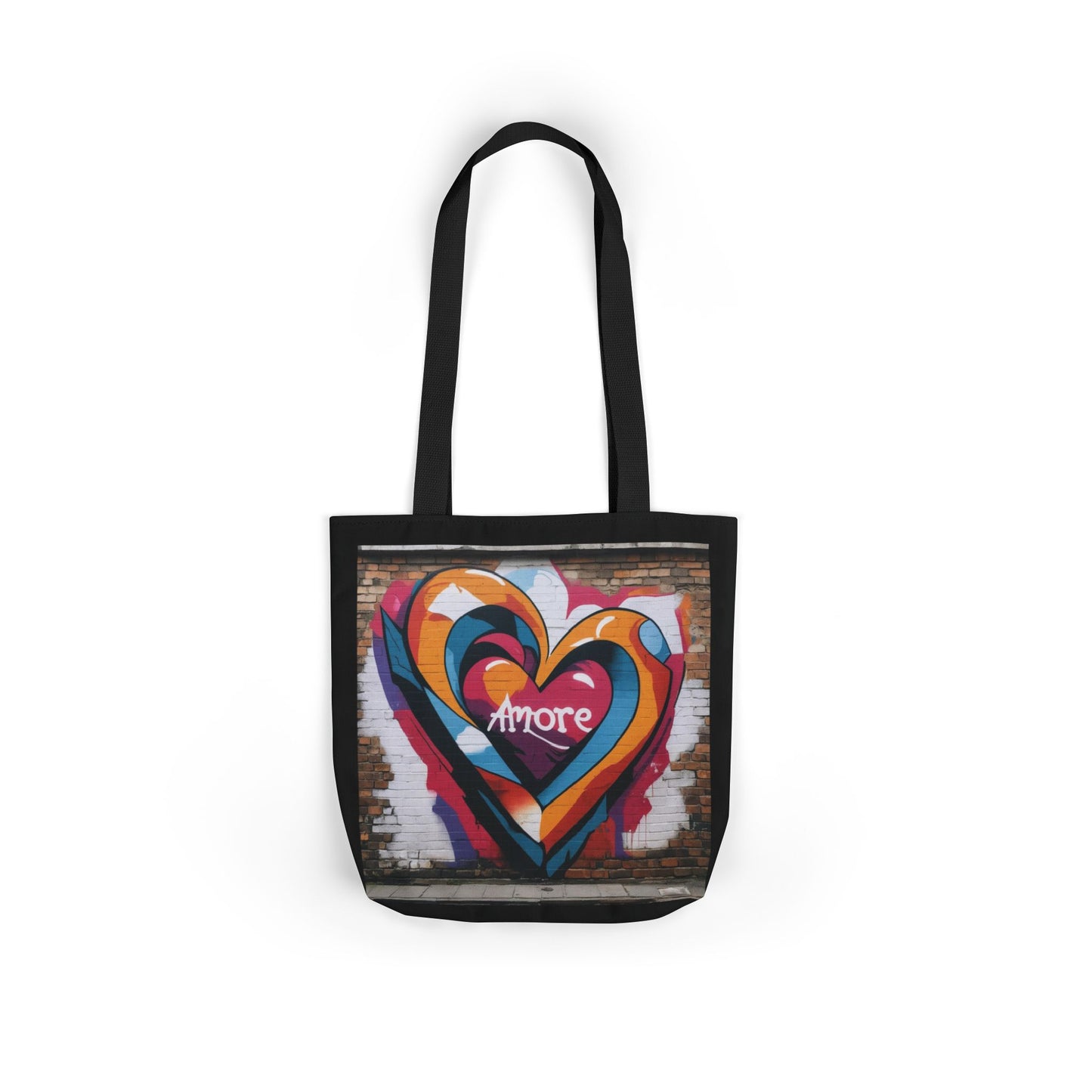 Artistic Surge - Eco-Friendly Canvas Tote Bag - HEART