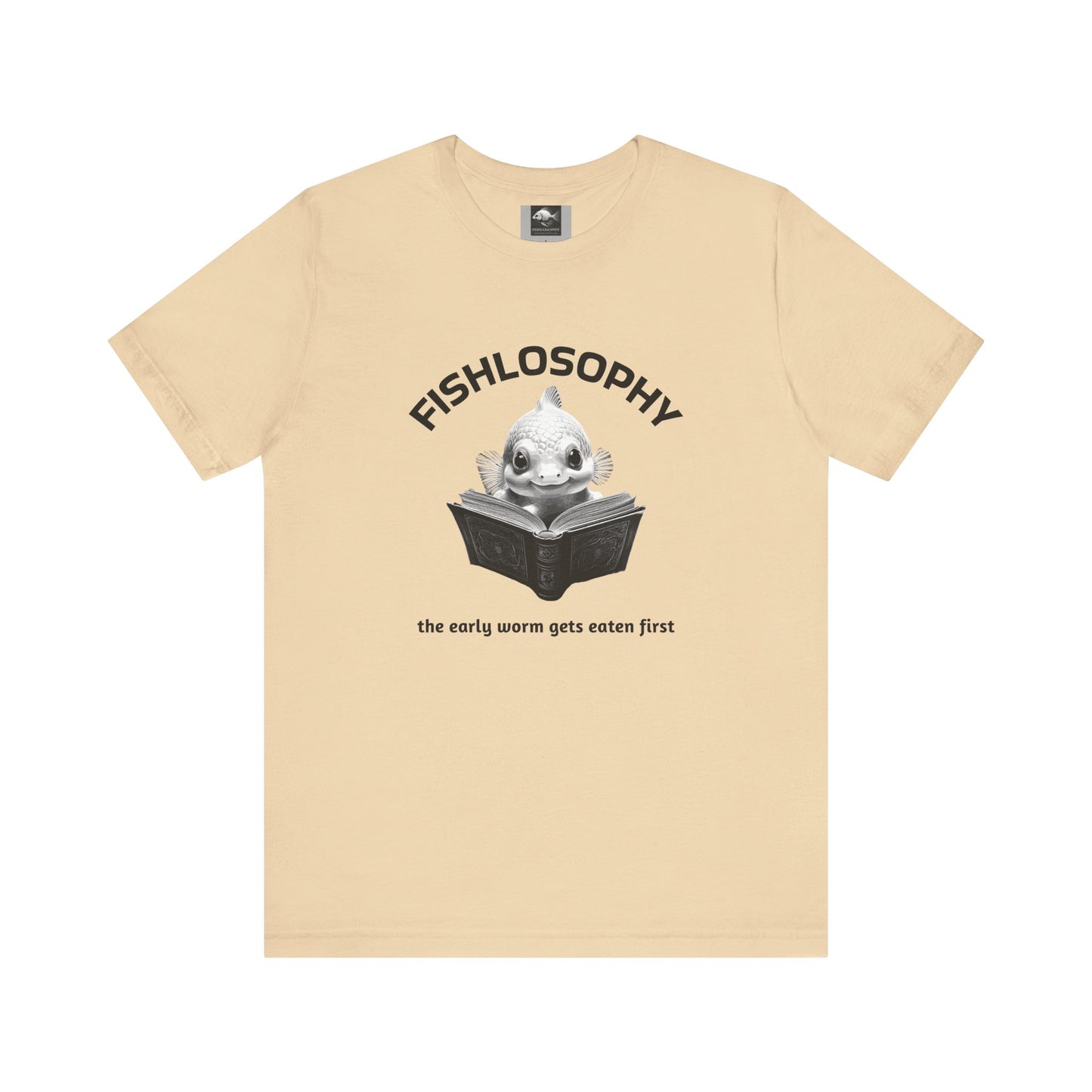 Fishlosophy Unisex Jersey Short Sleeve Tee – The Early Worms Get Eaten First