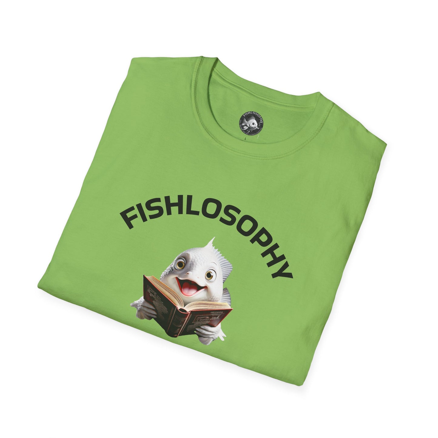 Fishlosophy Unisex T-Shirt - Ocean Vibes and Life's Questions Design - PEARLS OF WISDOM FROM THE FISH WORLD