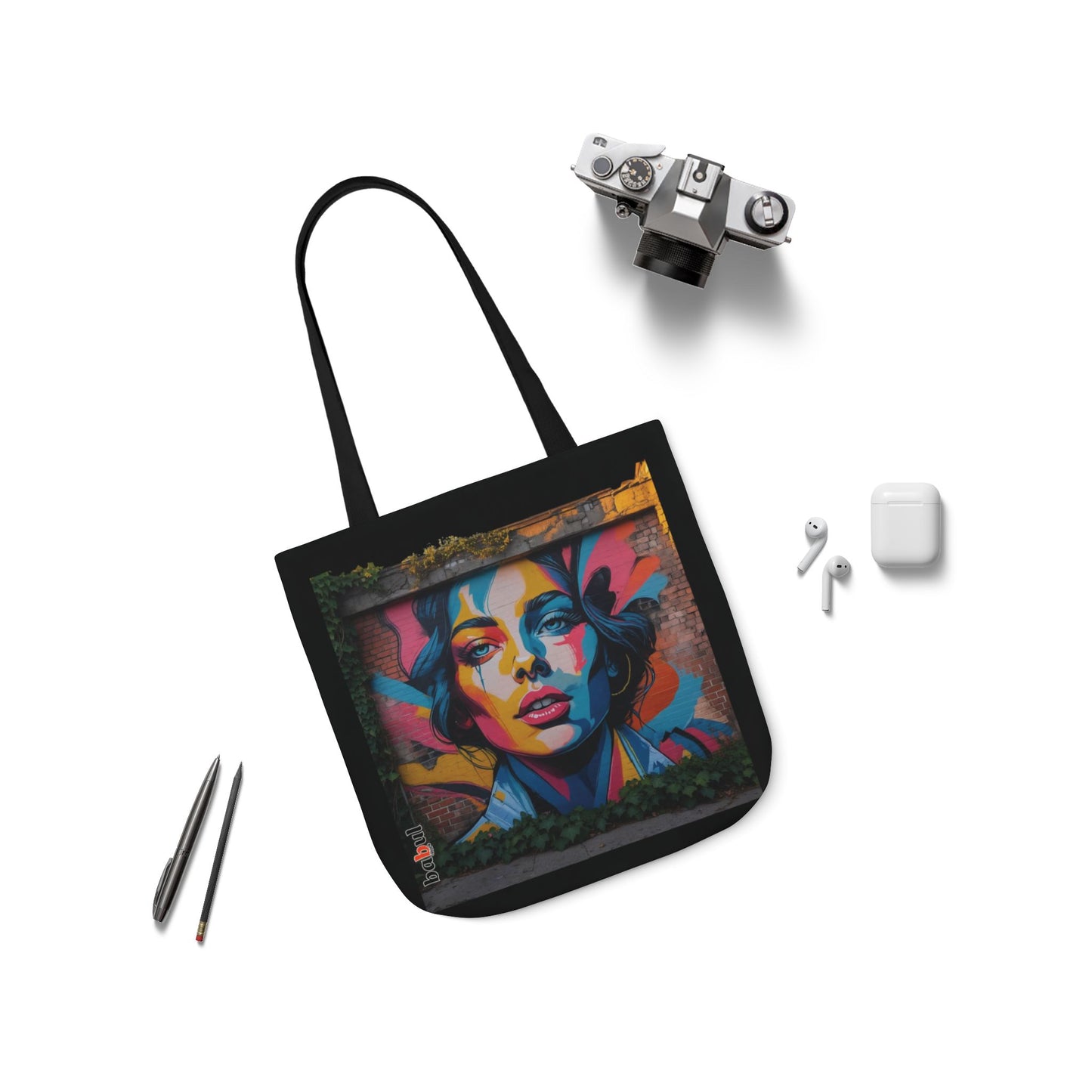Artistic Surge - Eco-Friendly Canvas Tote Bag - FEMALE FACE