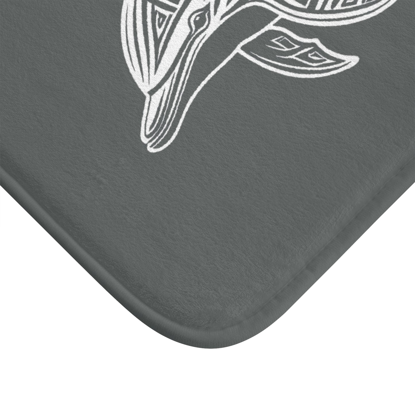 Tribal Bath Mat. Ocean Energy, Tribal Style