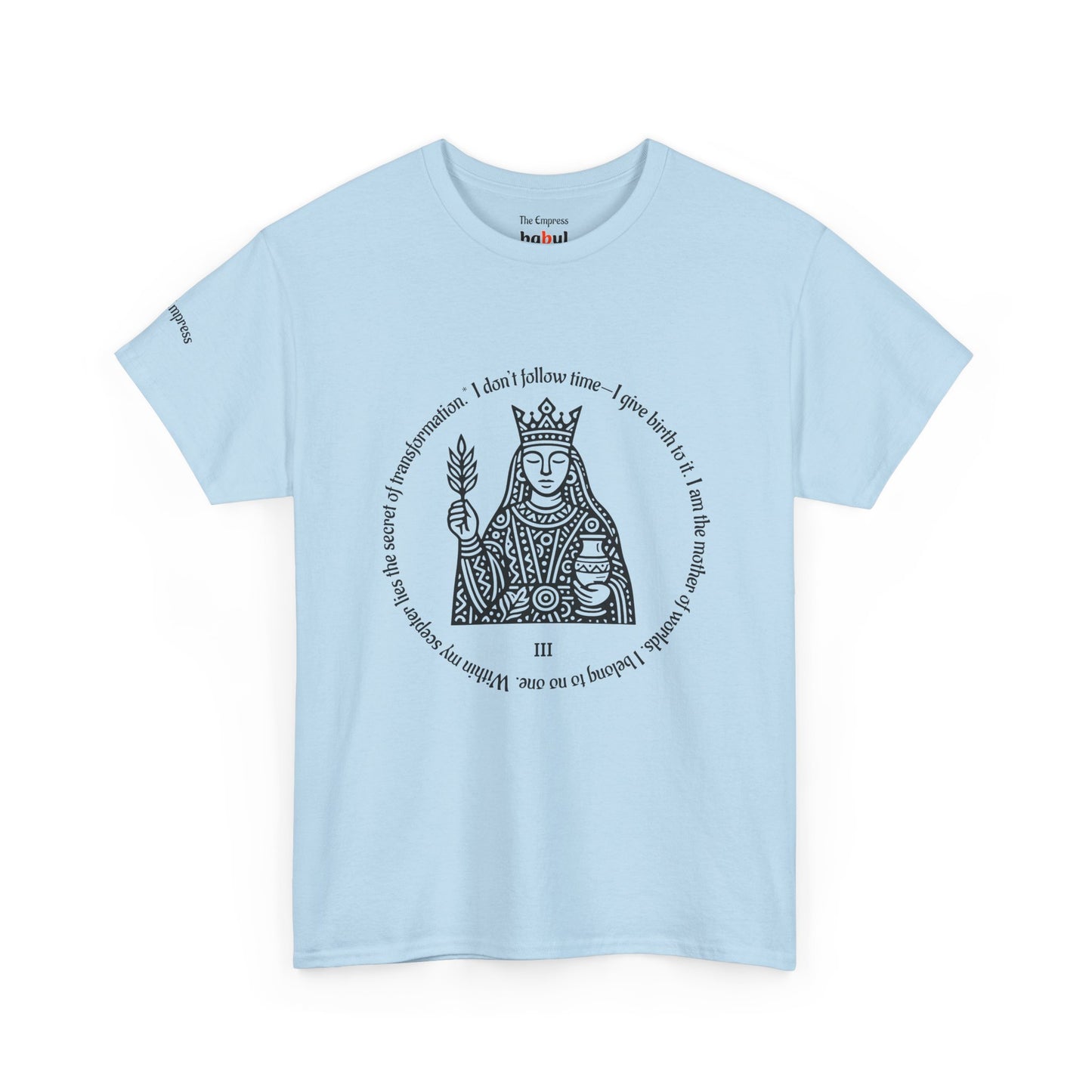 The Empress - ArcanaPop T-Shirt – Where Tarot Magic Meets Pop Art
