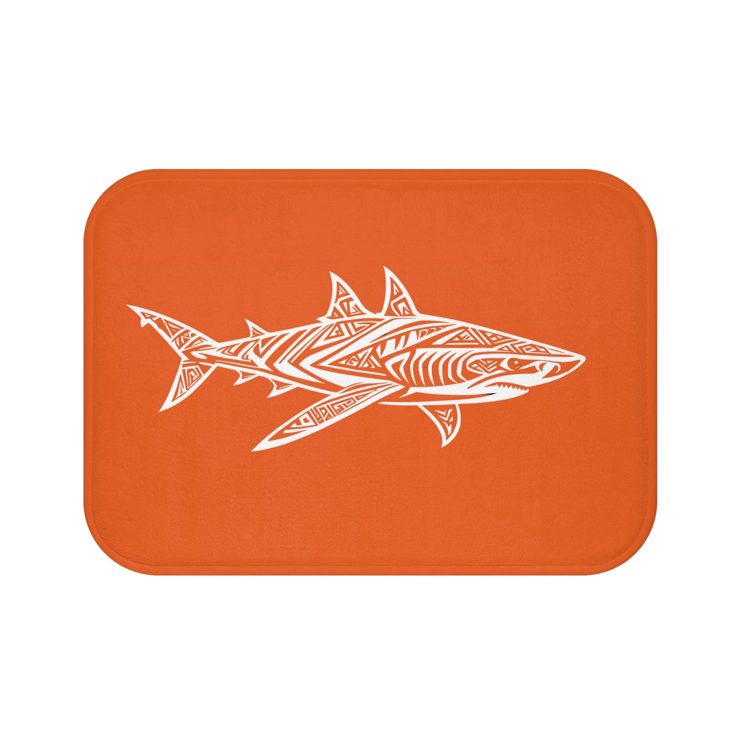 Tribal Bath Mat. Ocean Energy, Tribal Style