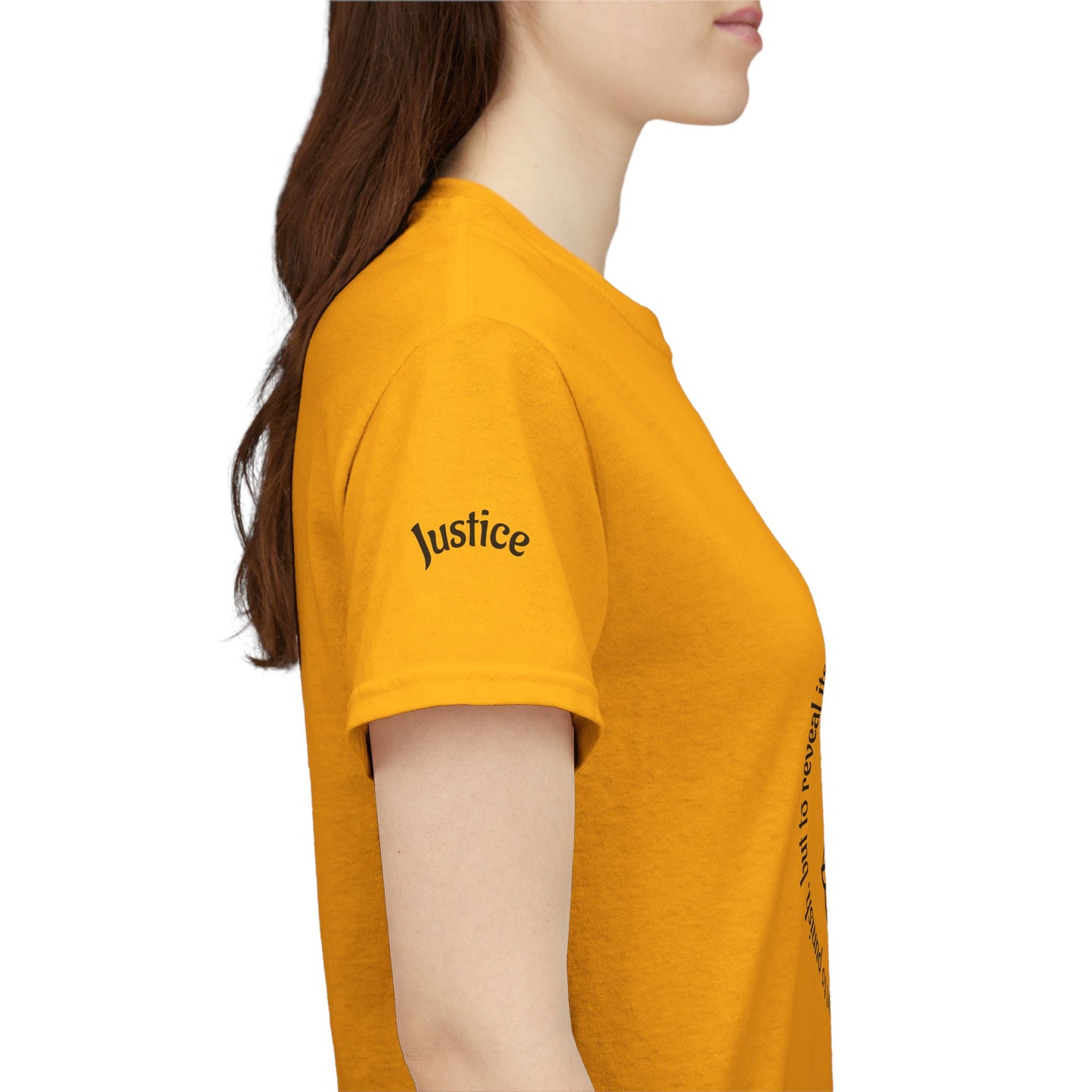 Justice - ArcanaPop T-Shirt – Where Tarot Magic Meets Pop Art