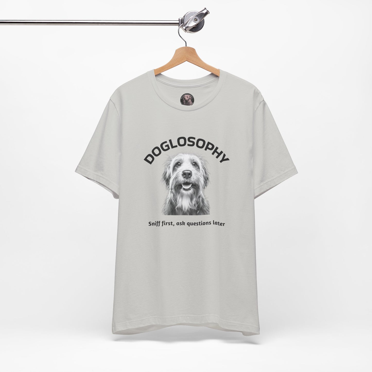 Doglosophy Unisex Jersey Short Sleeve Tee – "Sniff first, ask questions later" Design