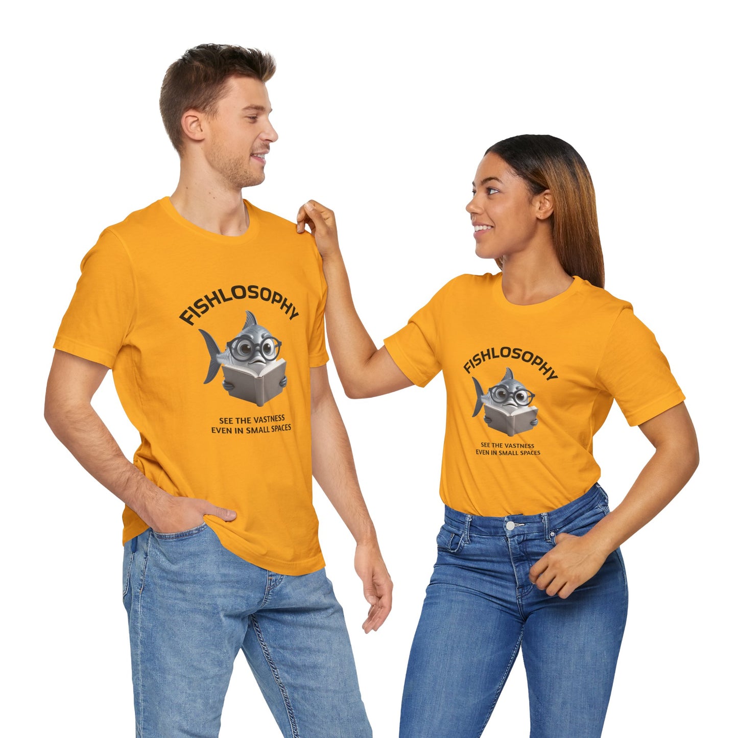 Fishlosophy Unisex Jersey Short Sleeve Tee – See the vastness even in small spaces