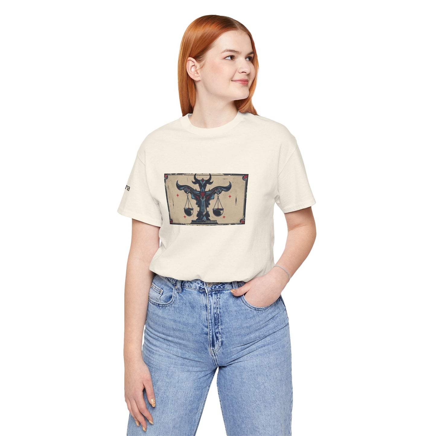 Libra - Gothic Zodiac T-Shirt. Zodiac in the Shadows