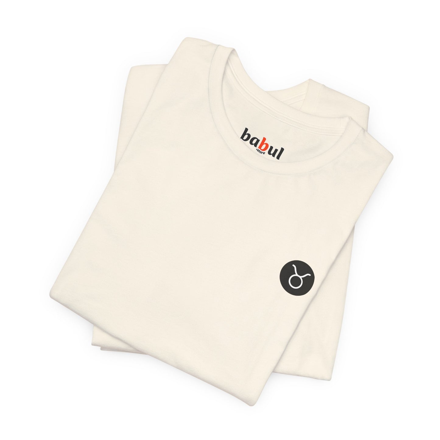 Taurus - Gothic Zodiac T-Shirt. Blue graphic on the back. Zodiac in the Shadows