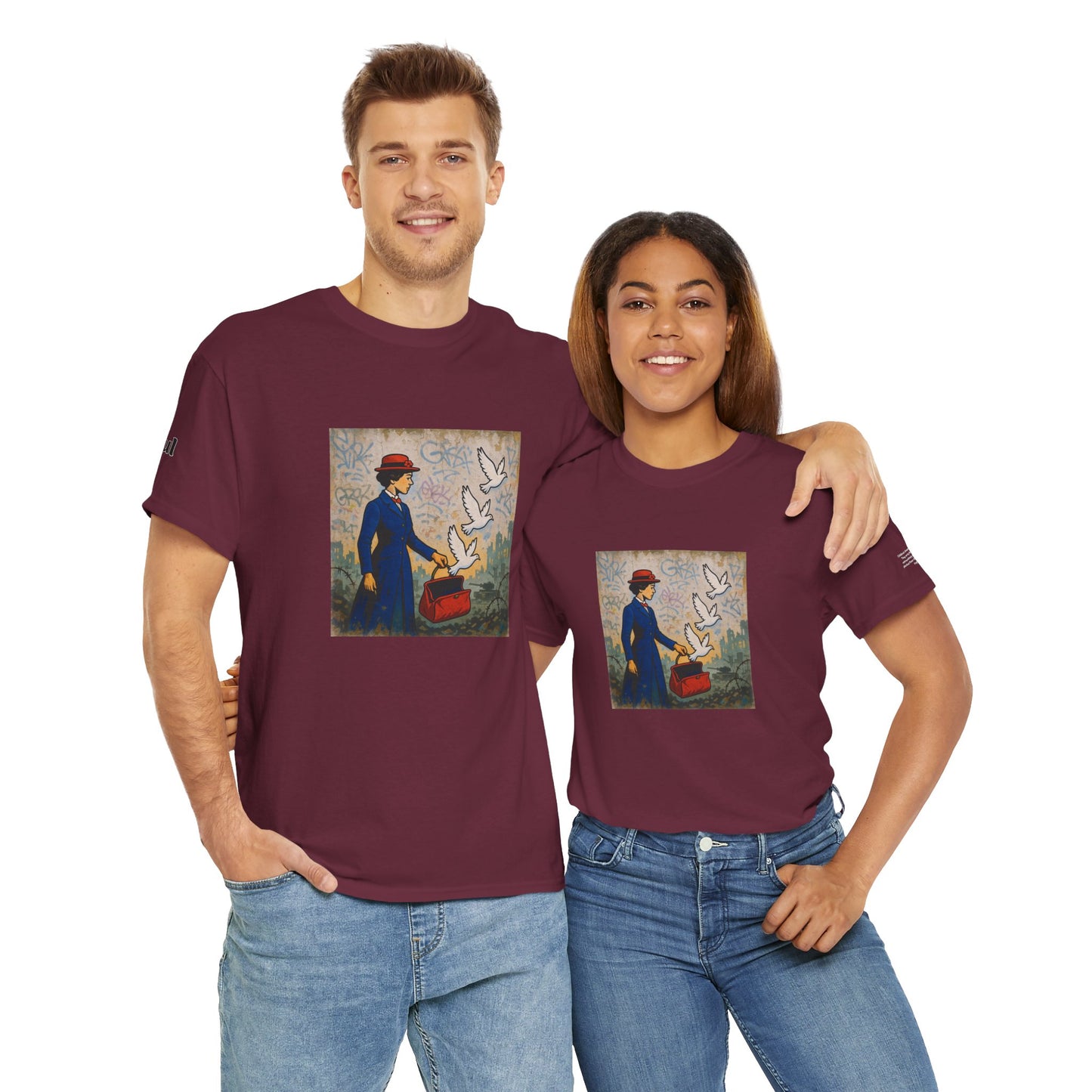 Rebel Graphic Tee - Unisex Heavy Cotton T-Shirt for the Wild at Heart. Rebel Tees, Born to Be Worn