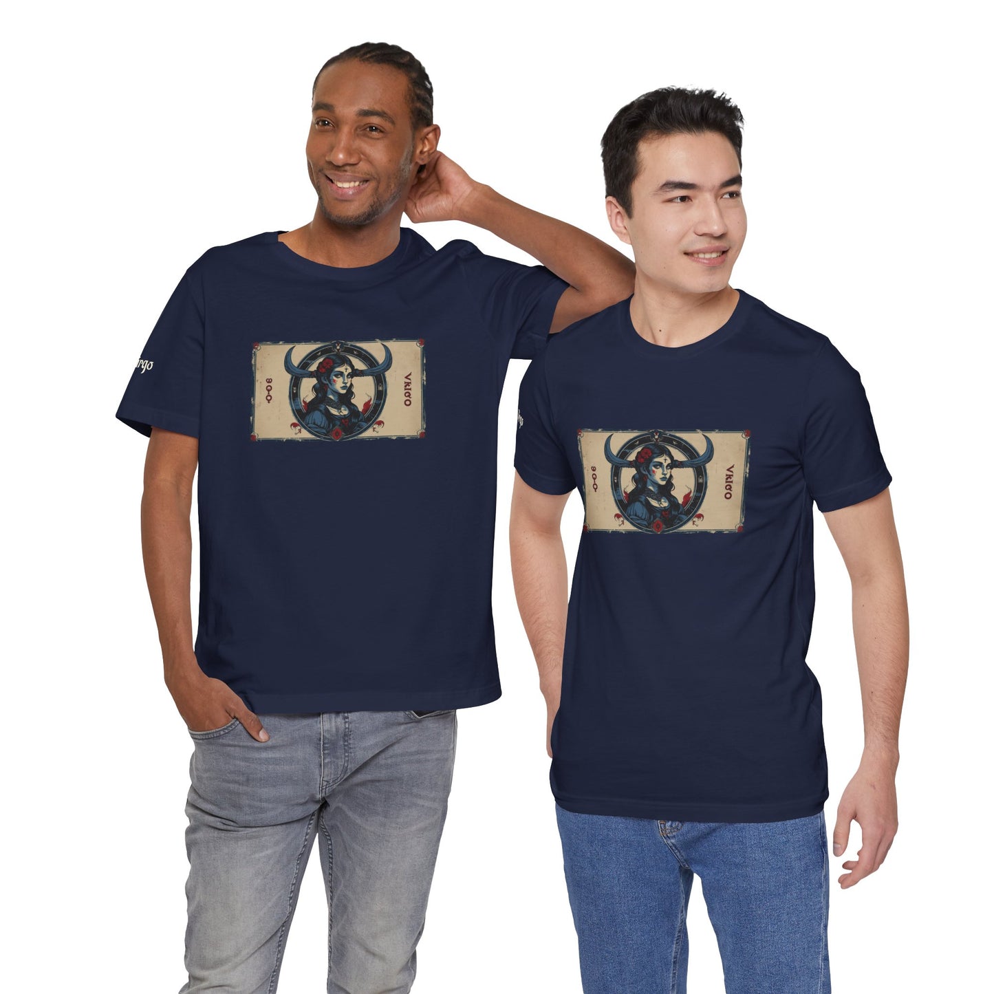 Virgo - Gothic Zodiac T-Shirt. Zodiac in the Shadows