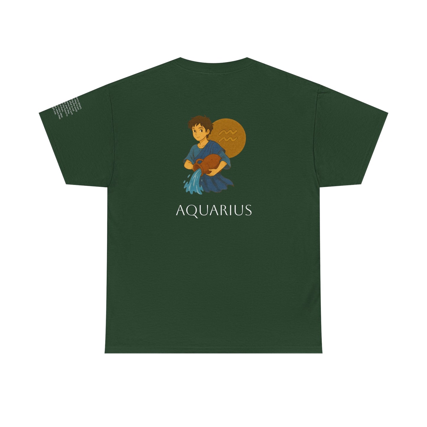 AQUARIUS - Dreamy Zodiac T-Shirts – The Magic of the Stars in Ghibli Style