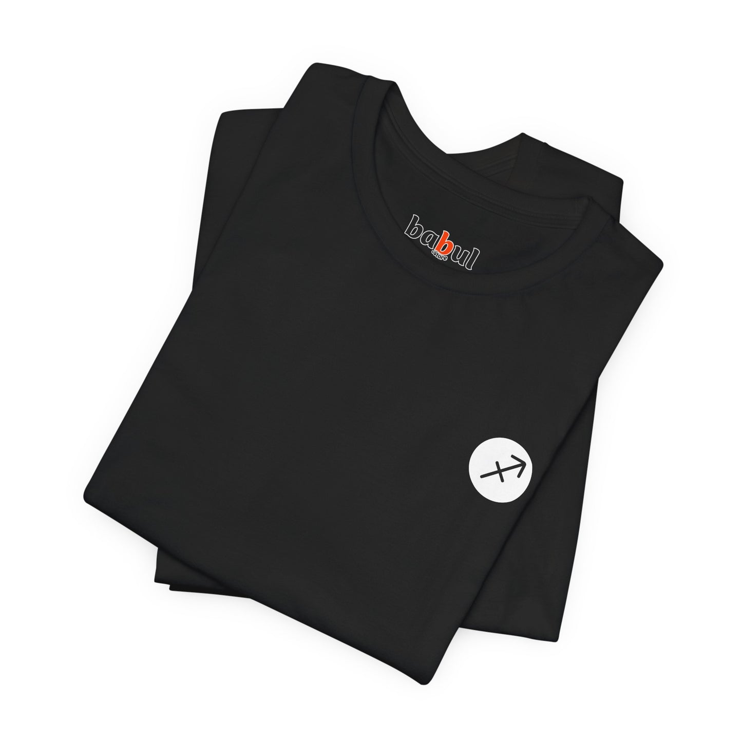 Sagittarius - Gothic Zodiac T-Shirt. Blue graphic on the back. Zodiac in the Shadows