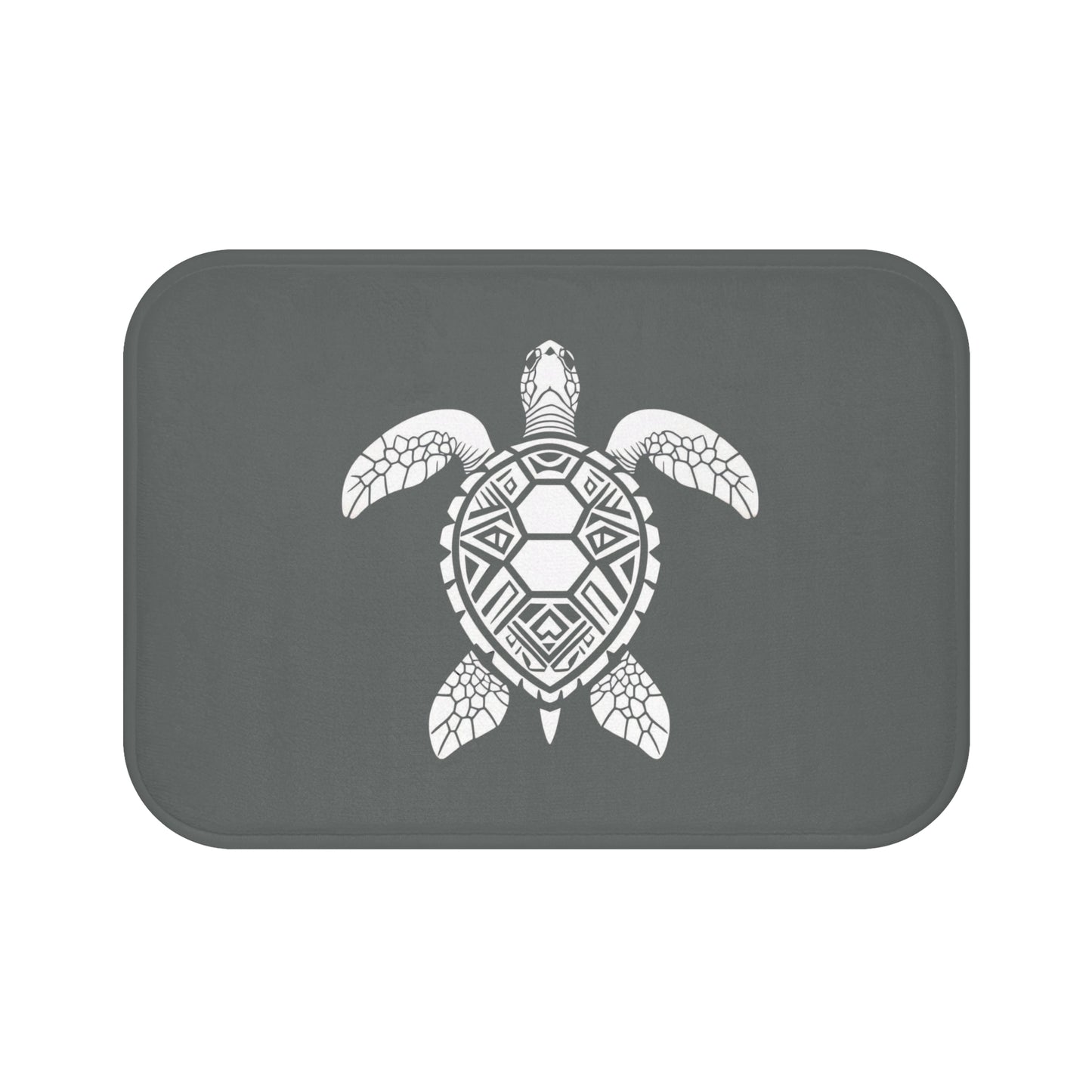 Tribal Bath Mat. Ocean Energy, Tribal Style