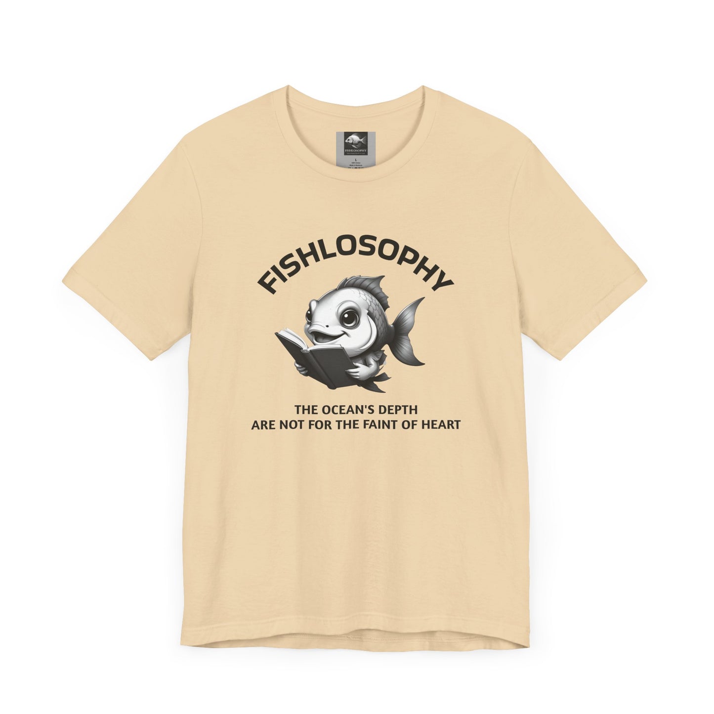 Fishlosophy Unisex Jersey Short Sleeve Tee – The Ocean' depth is not for the faint of heart