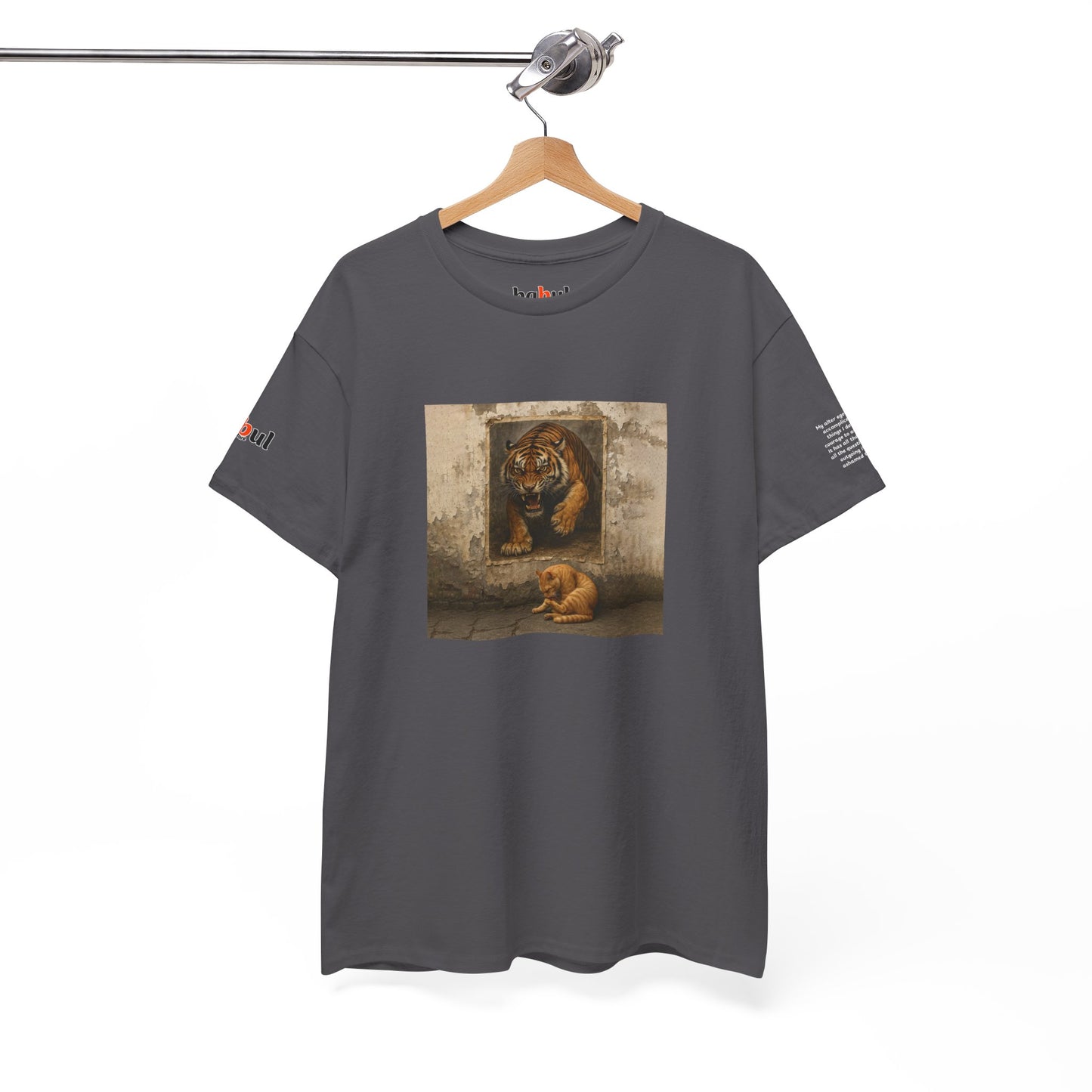 Rebel Graphic Tee - Unisex Heavy Cotton T-Shirt for the Wild at Heart. Rebel Tees, Born to Be Worn