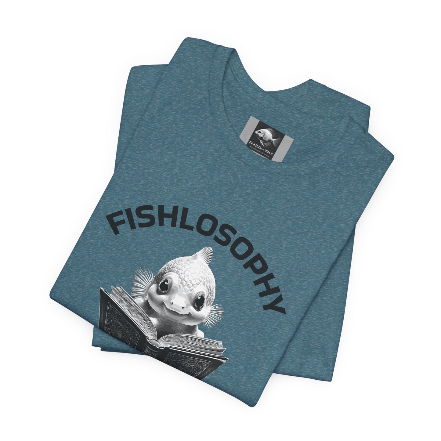 Fishlosophy Unisex Jersey Short Sleeve Tee – The Early Worms Get Eaten First