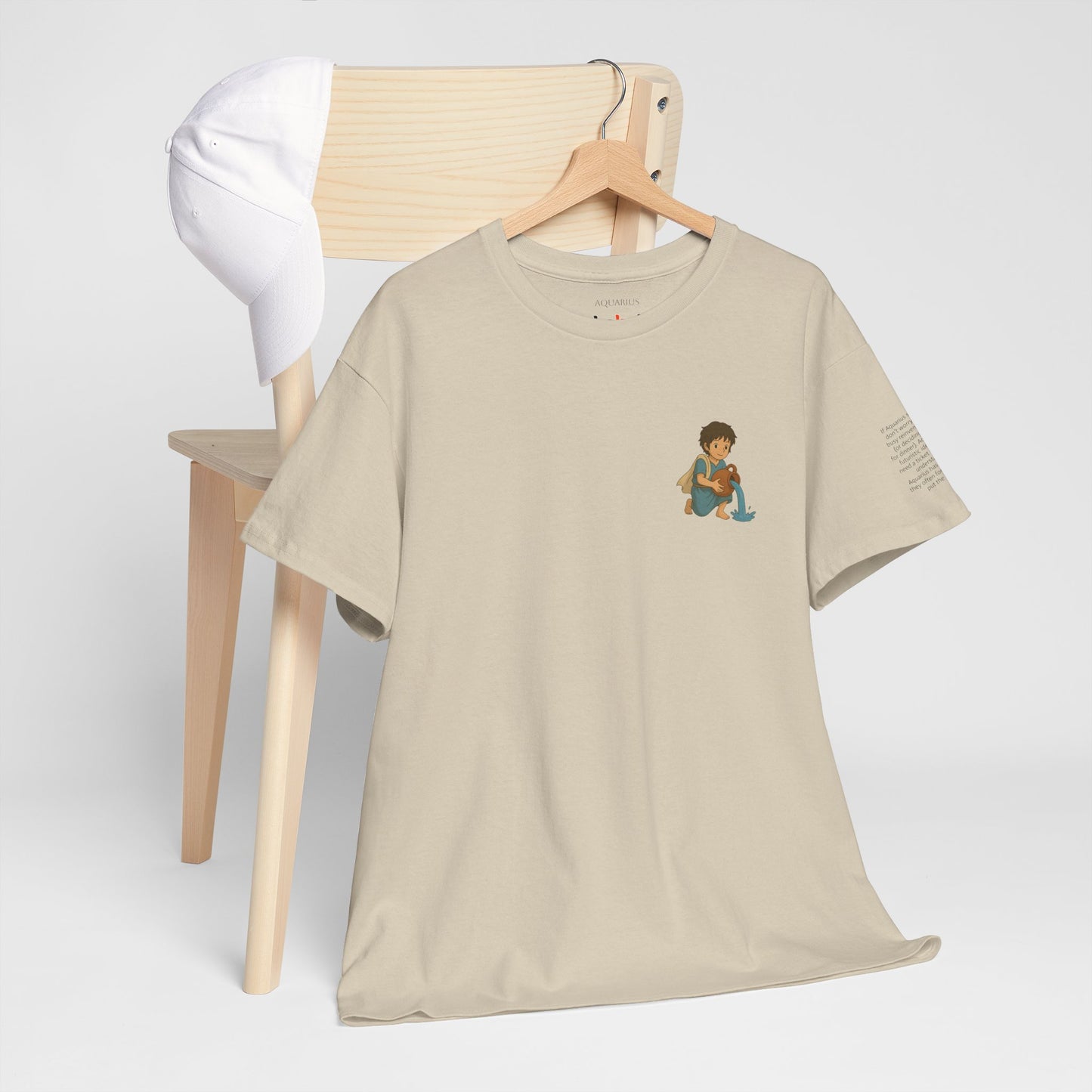 AQUARIUS - Dreamy Zodiac T-Shirts – The Magic of the Stars in Ghibli Style