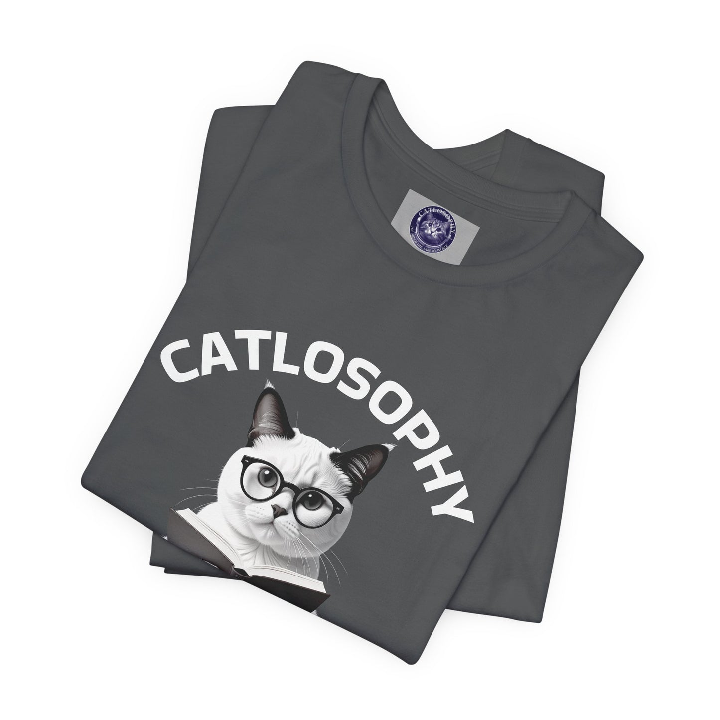 Catlosophy Unisex Jersey Short Sleeve Tee – "Resting isn't Lazy" Design
