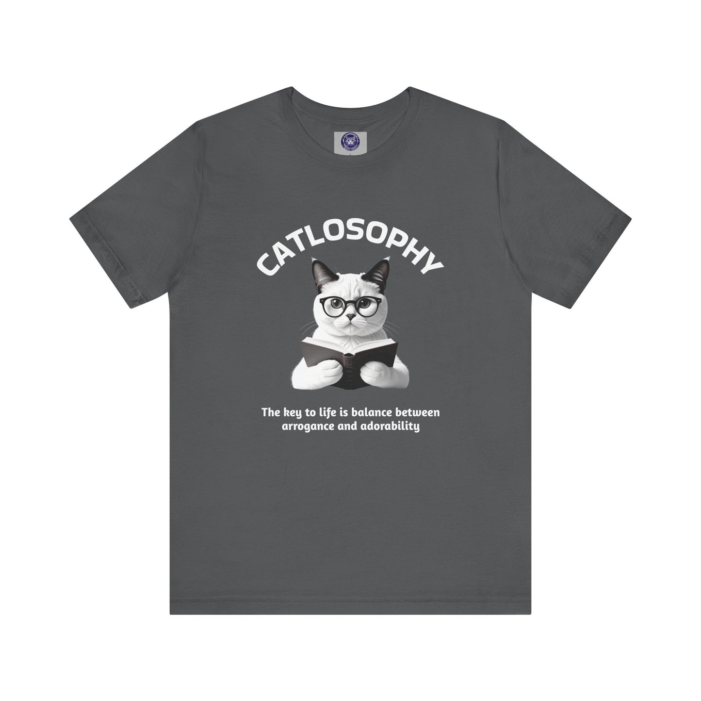 Catlosophy Unisex Jersey Short Sleeve Tee – "The Key to Life" Design