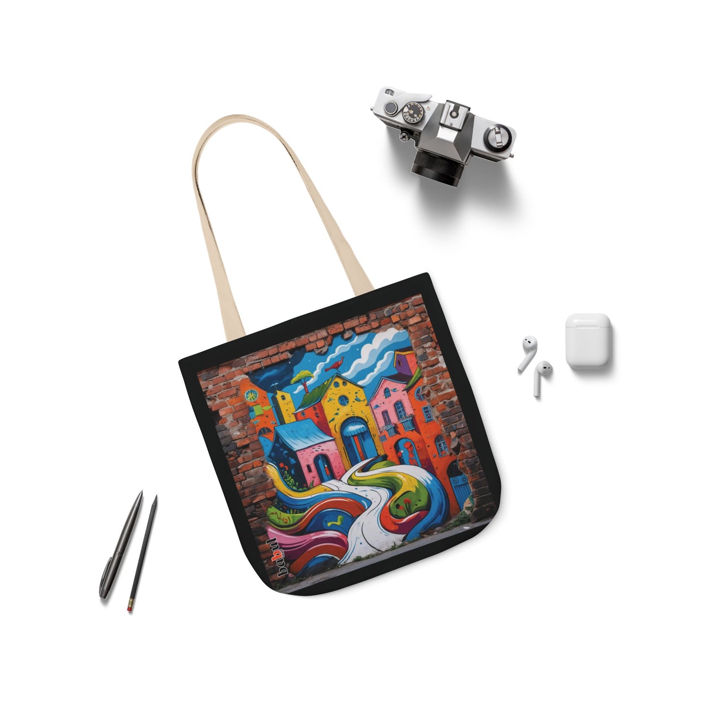 Artistic Surge - Eco-Friendly Canvas Tote Bag - HOUSES