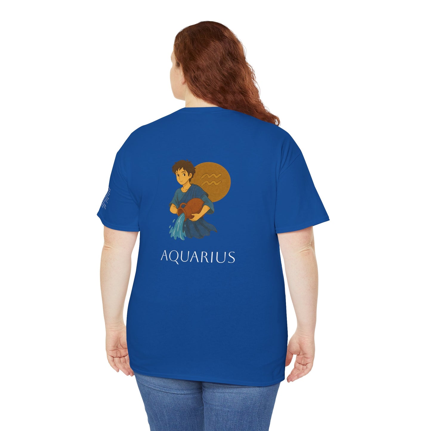 AQUARIUS - Dreamy Zodiac T-Shirts – The Magic of the Stars in Ghibli Style