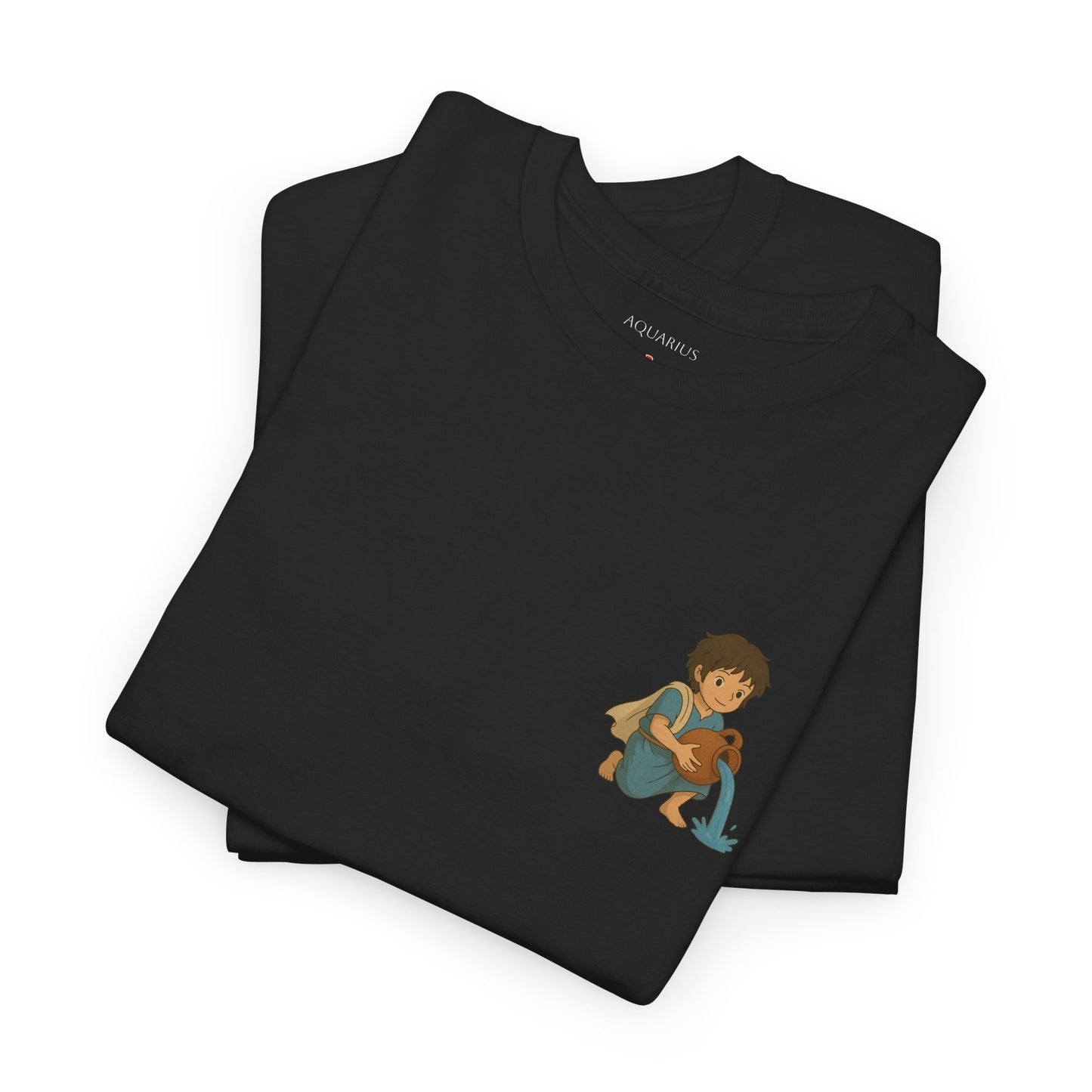 AQUARIUS - Dreamy Zodiac T-Shirts – The Magic of the Stars in Ghibli Style
