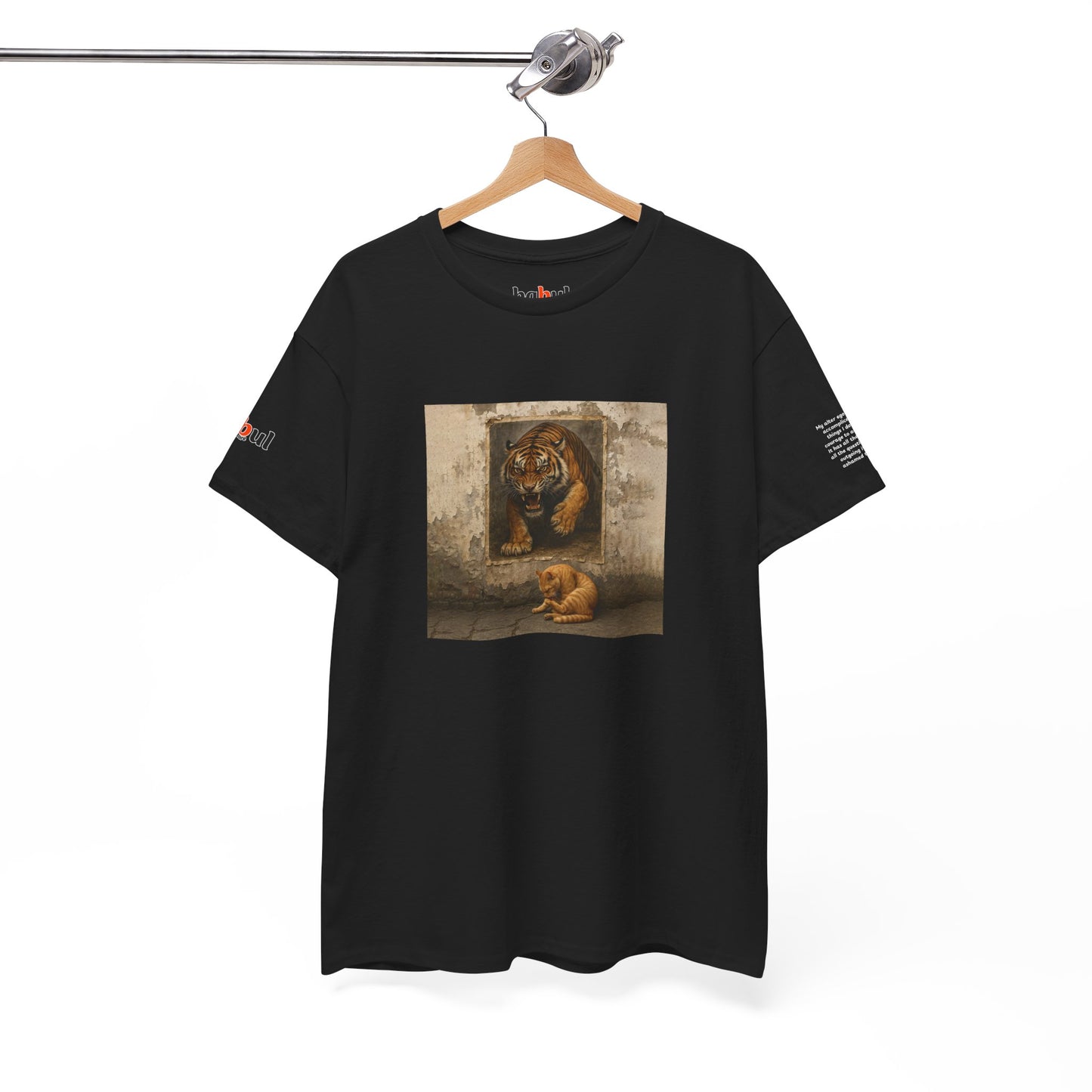 Rebel Graphic Tee - Unisex Heavy Cotton T-Shirt for the Wild at Heart. Rebel Tees, Born to Be Worn