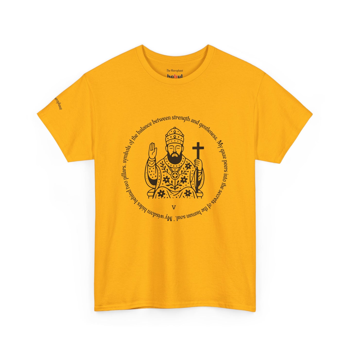 The Hierophant - ArcanaPop T-Shirt – Where Tarot Magic Meets Pop Art