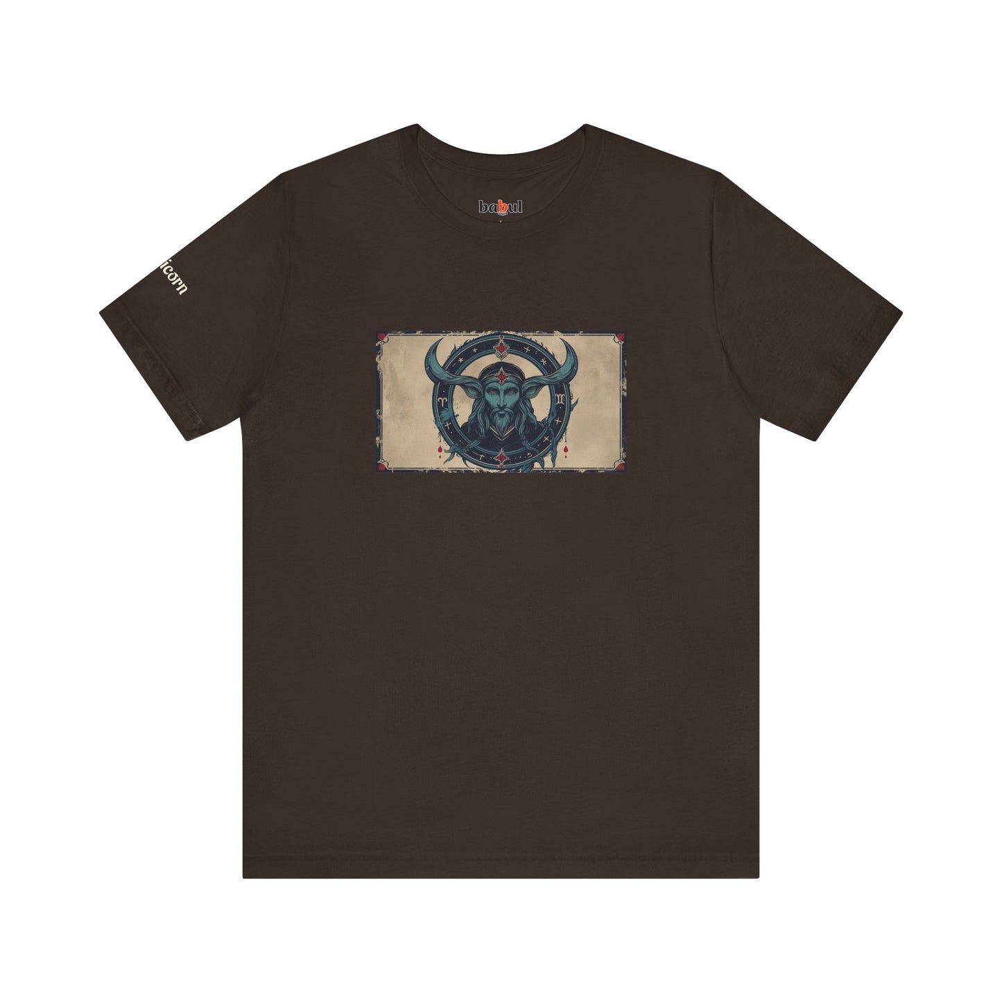 Capricorn - Gothic Zodiac T-Shirt. Zodiac in the Shadows