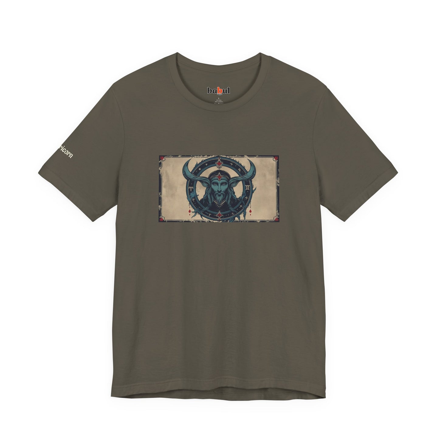Capricorn - Gothic Zodiac T-Shirt. Zodiac in the Shadows