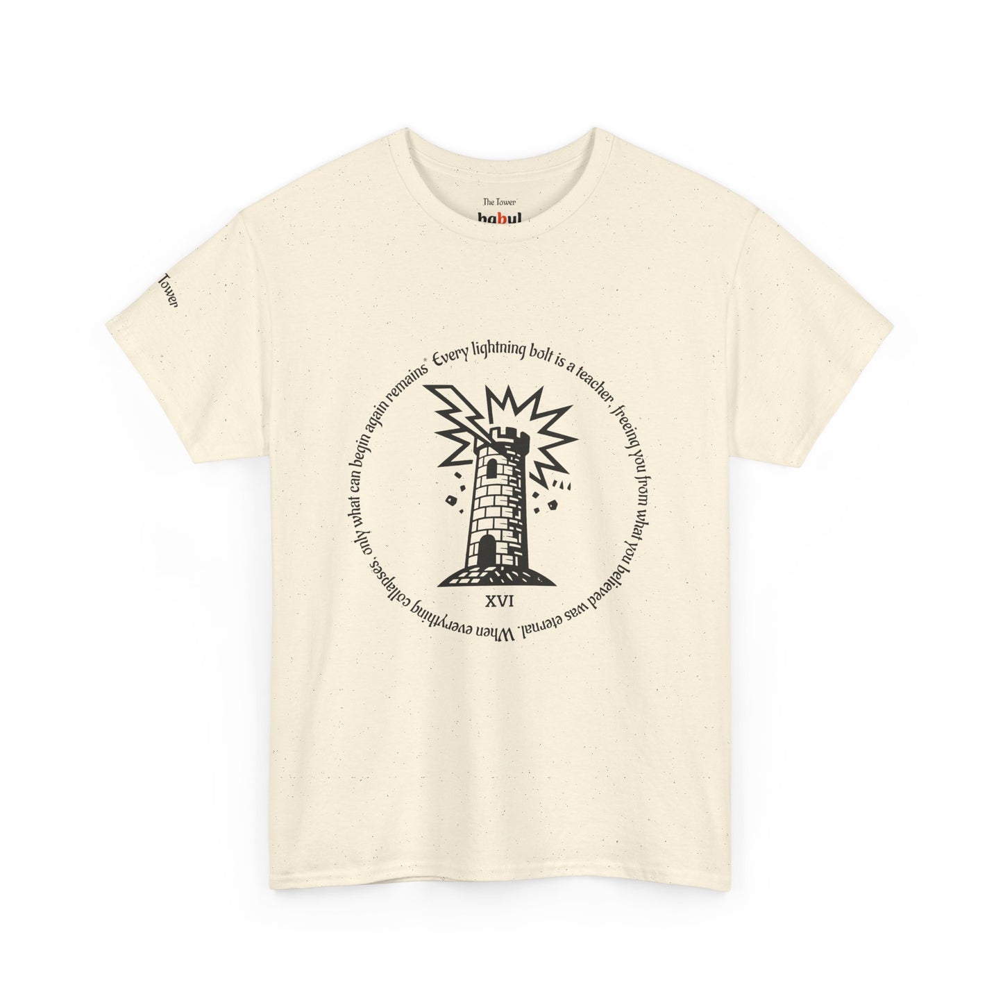 The Tower - ArcanaPop T-Shirt – Where Tarot Magic Meets Pop Art