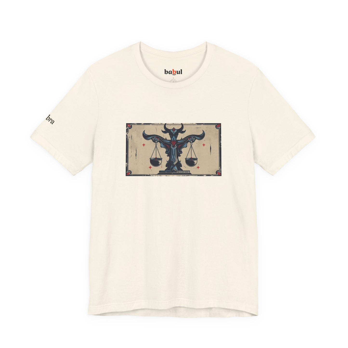 Libra - Gothic Zodiac T-Shirt. Zodiac in the Shadows