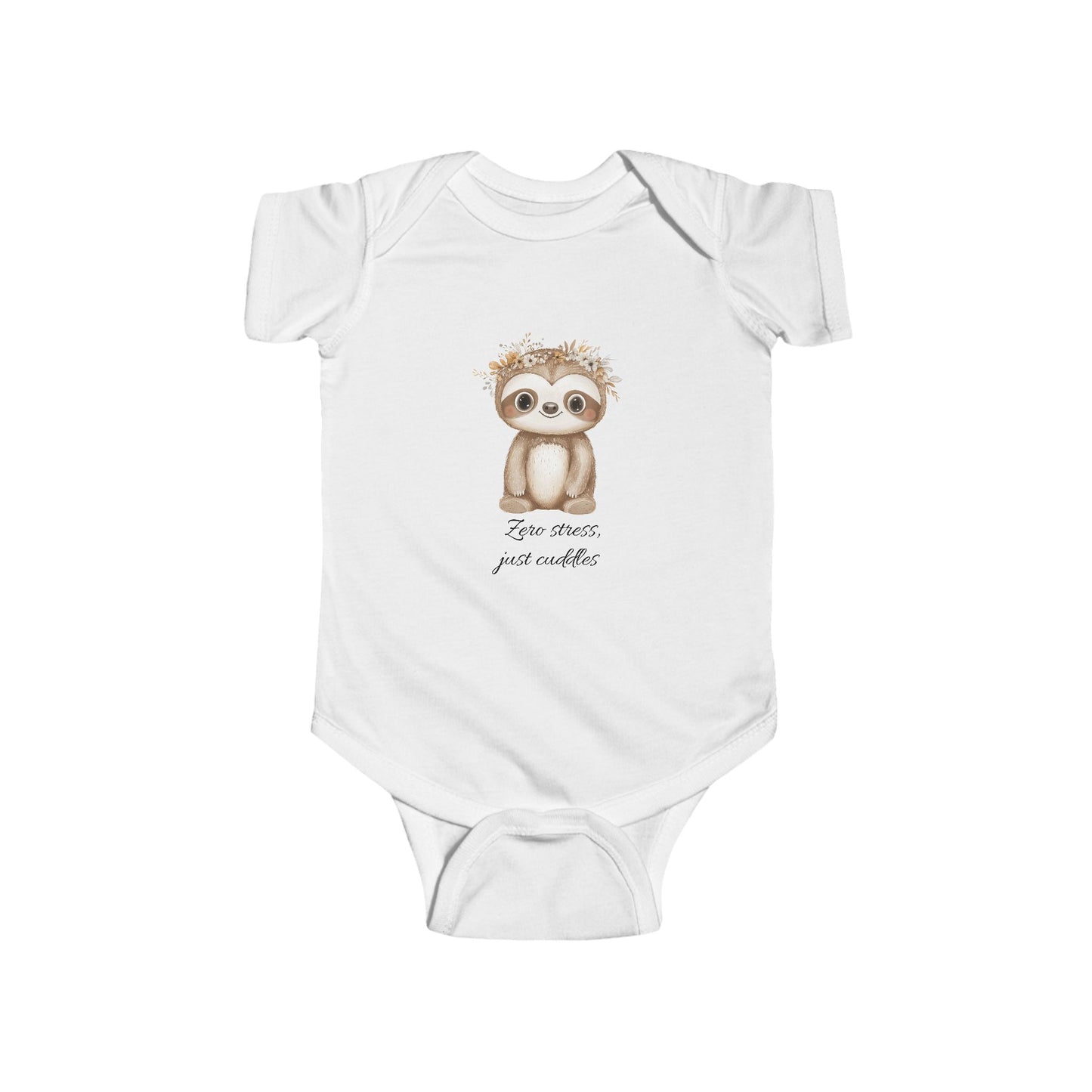 Adorable Baby Bodysuit with Sloth Design