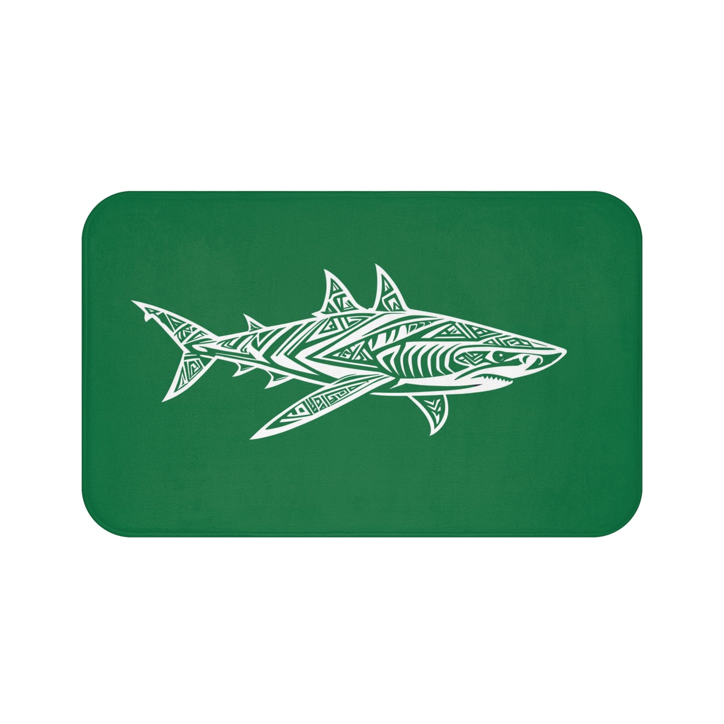 Tribal Bath Mat. Ocean Energy, Tribal Style
