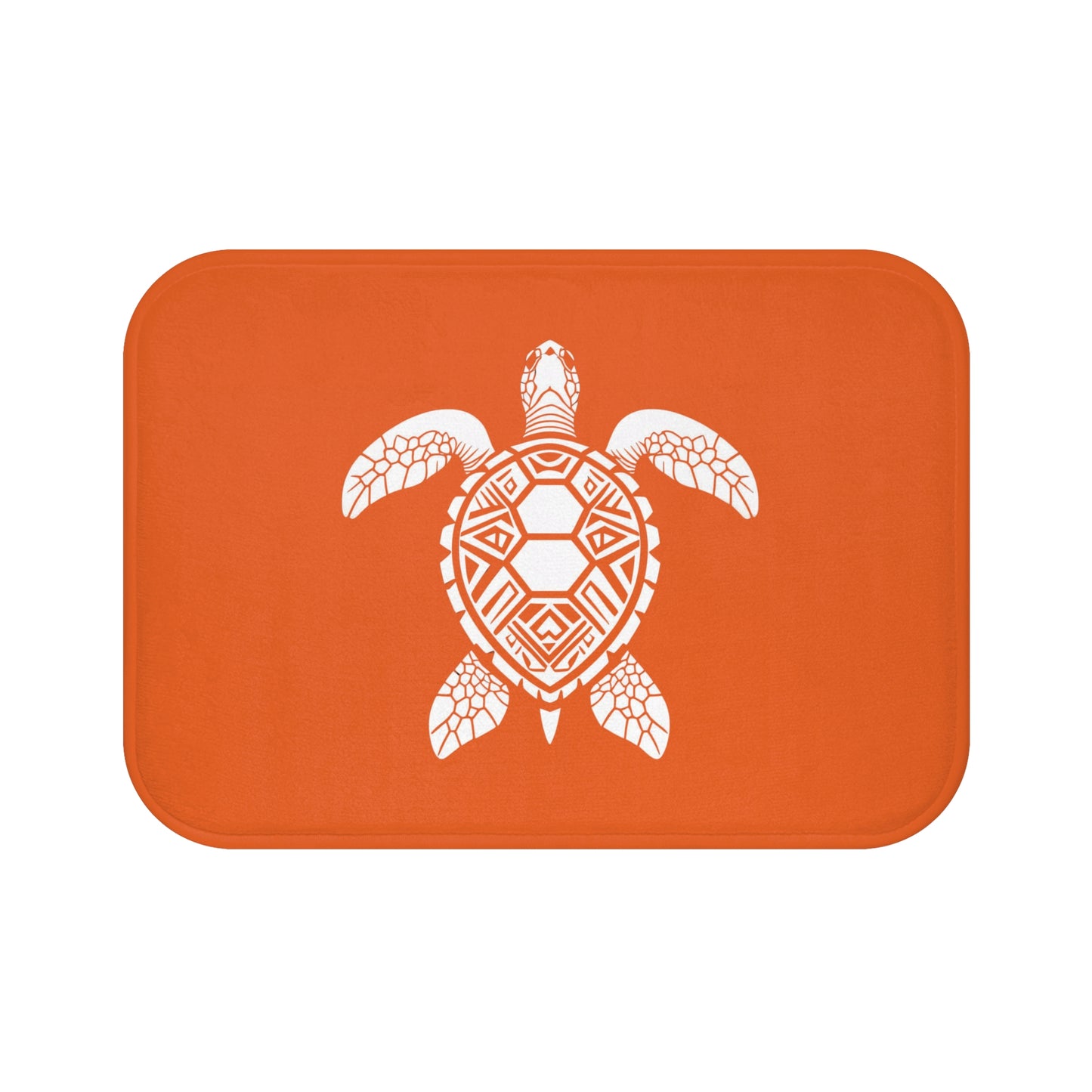 Tribal Bath Mat. Ocean Energy, Tribal Style