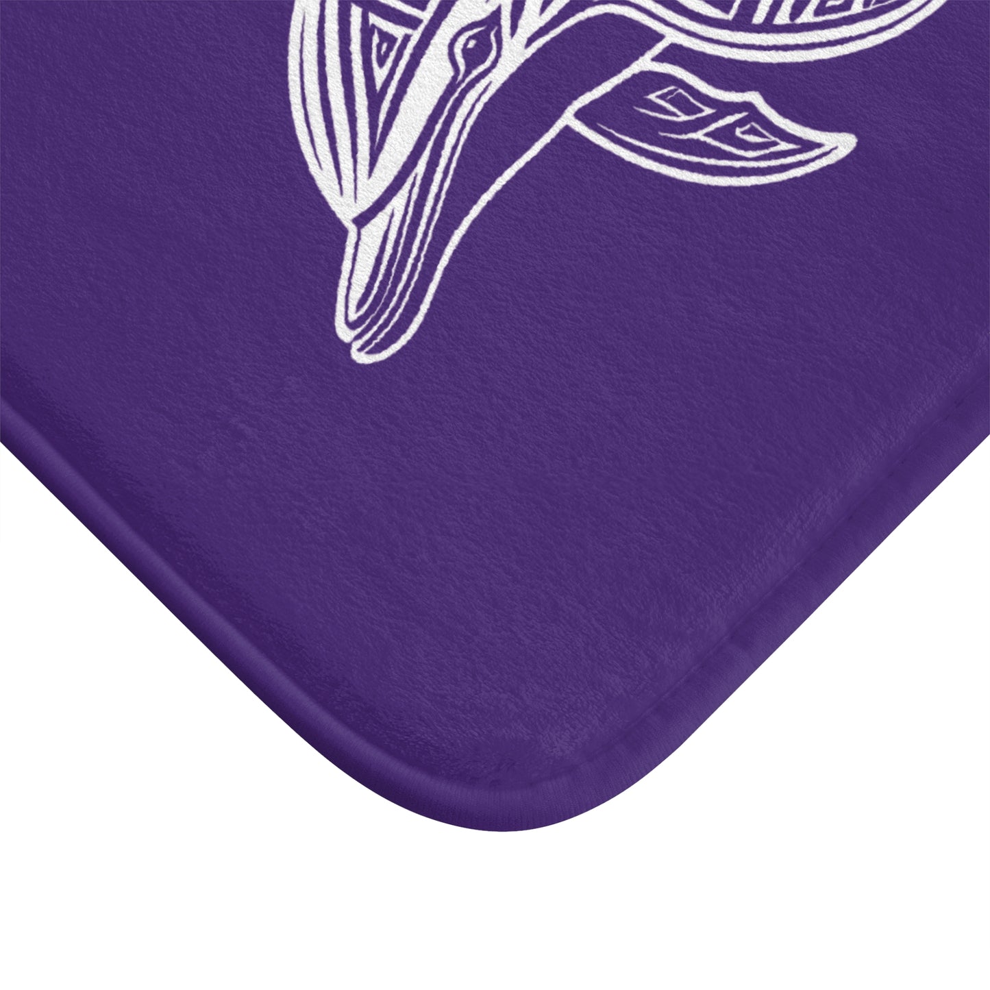 Tribal Bath Mat. Ocean Energy, Tribal Style