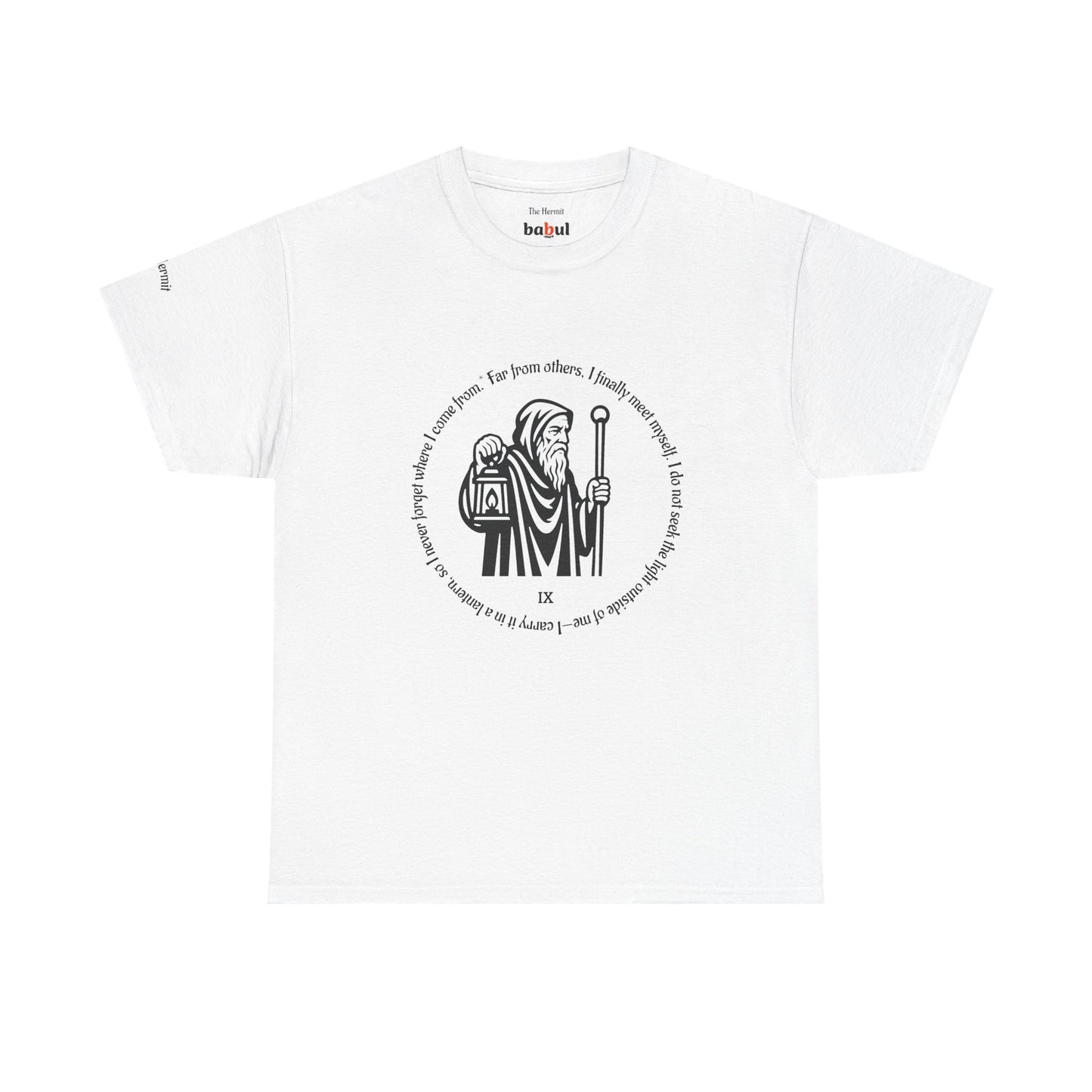 The Hermit - ArcanaPop T-Shirt – Where Tarot Magic Meets Pop Art