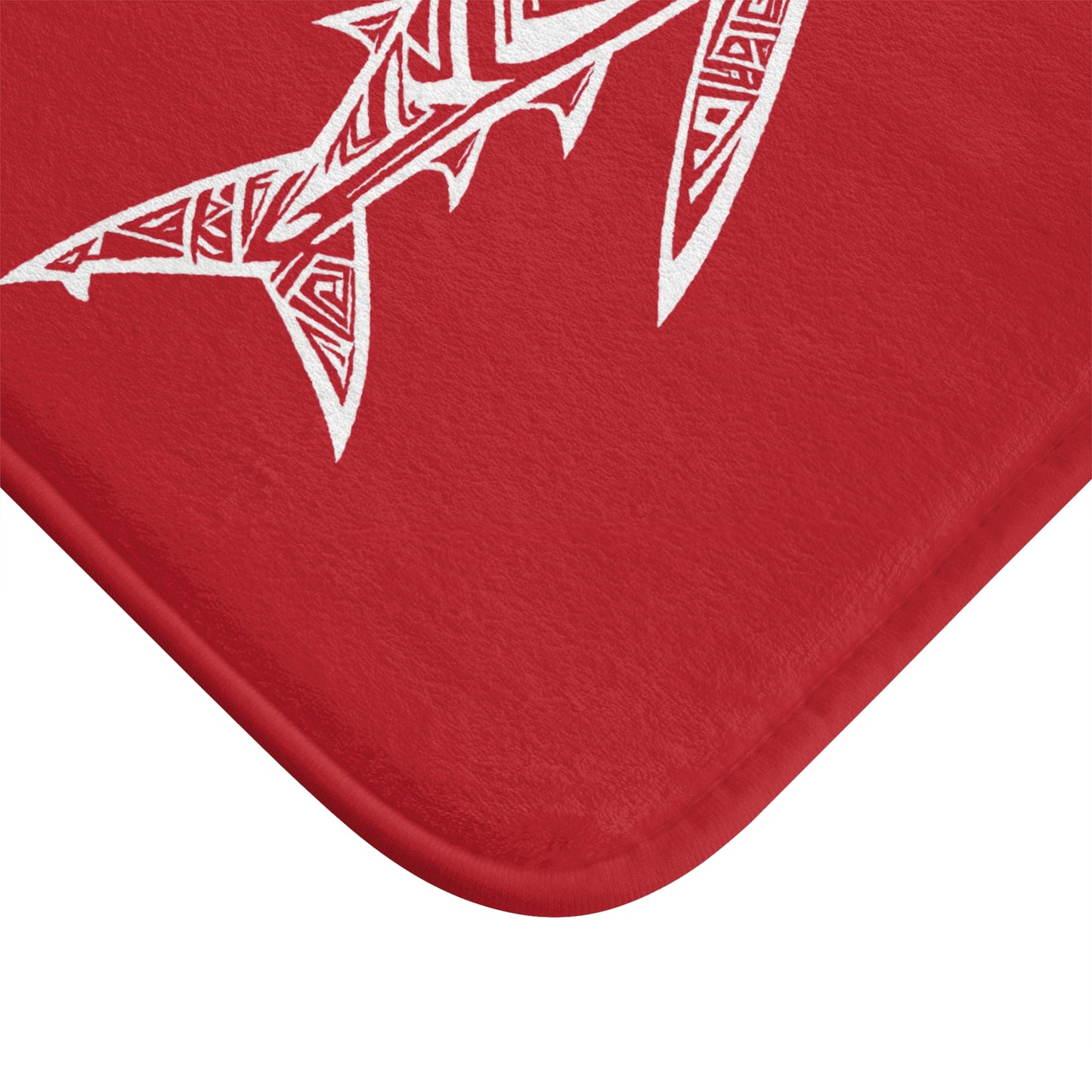 Tribal Bath Mat. Ocean Energy, Tribal Style