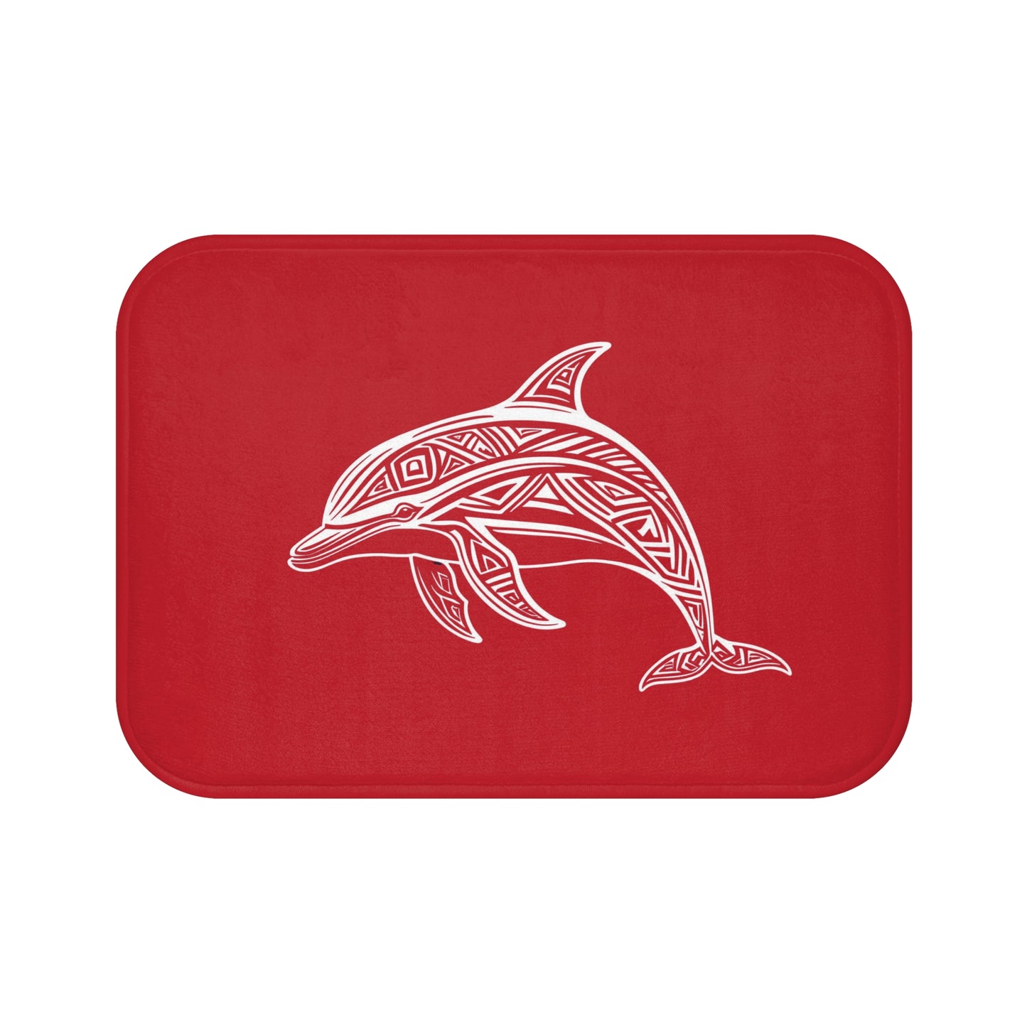 Tribal Bath Mat. Ocean Energy, Tribal Style