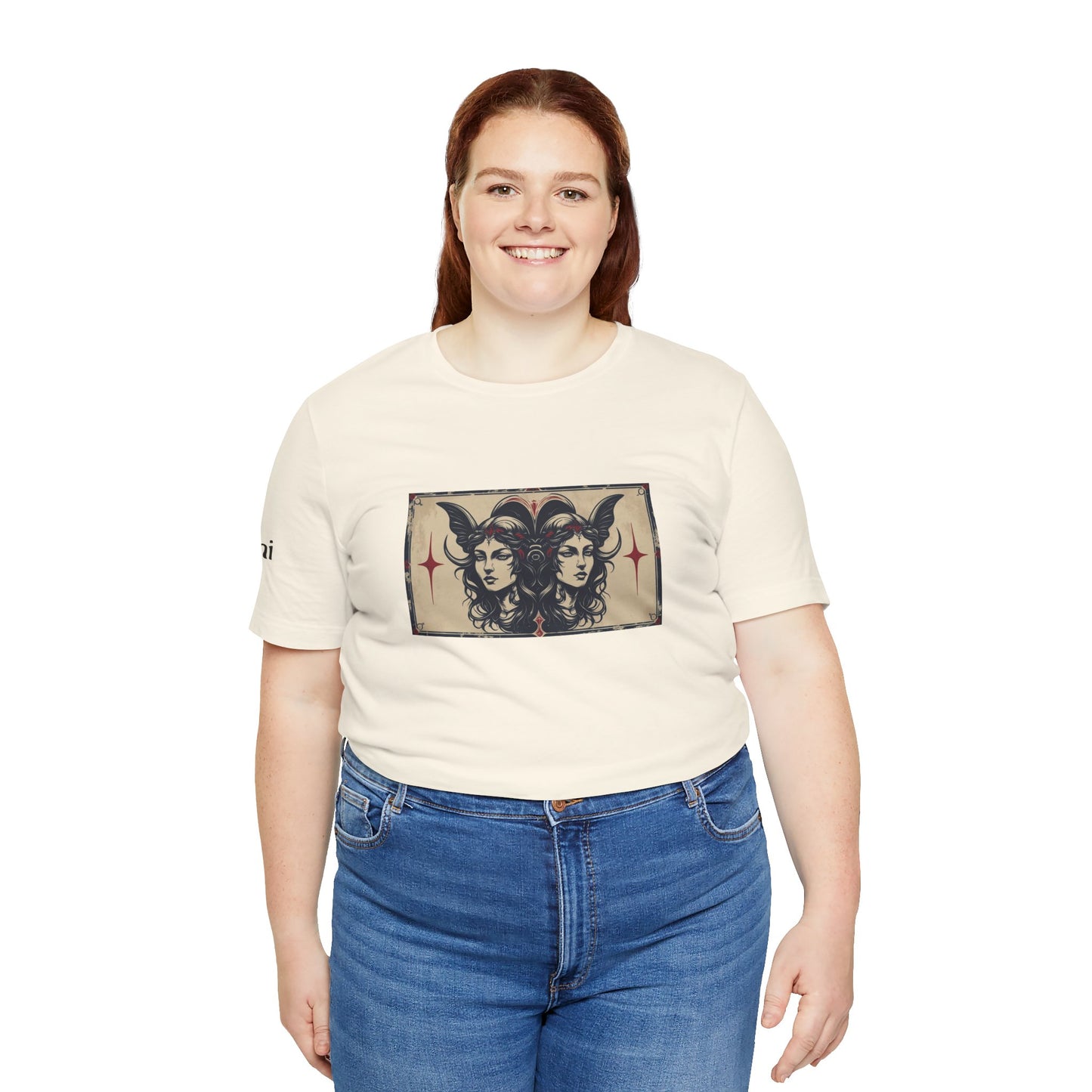 Gemini - Gothic Zodiac T-Shirt. Zodiac in the Shadows