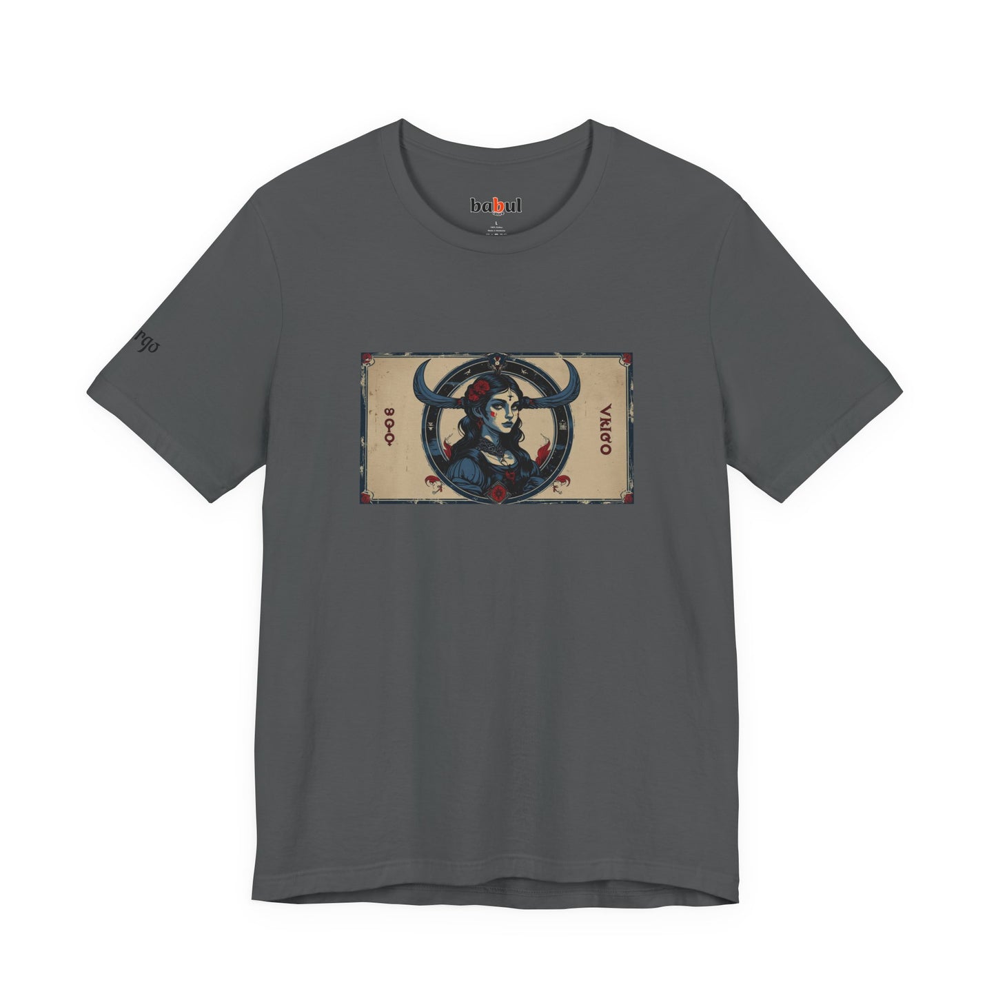 Virgo - Gothic Zodiac T-Shirt. Zodiac in the Shadows