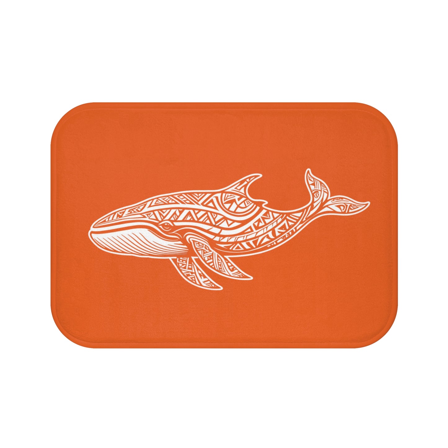 Tribal Bath Mat. Ocean Energy, Tribal Style