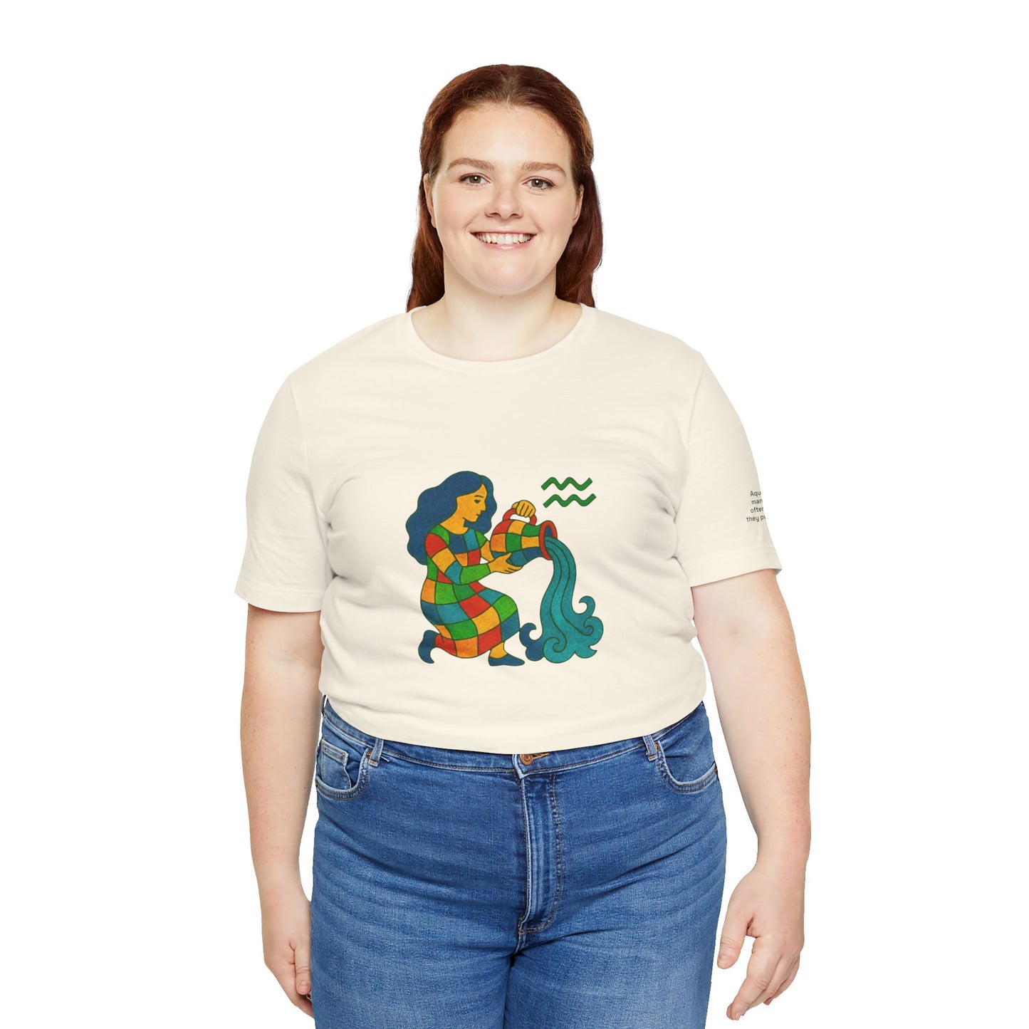 AQUARIUS - T-shirt, The Zodiac Signs According to Saint Phalle