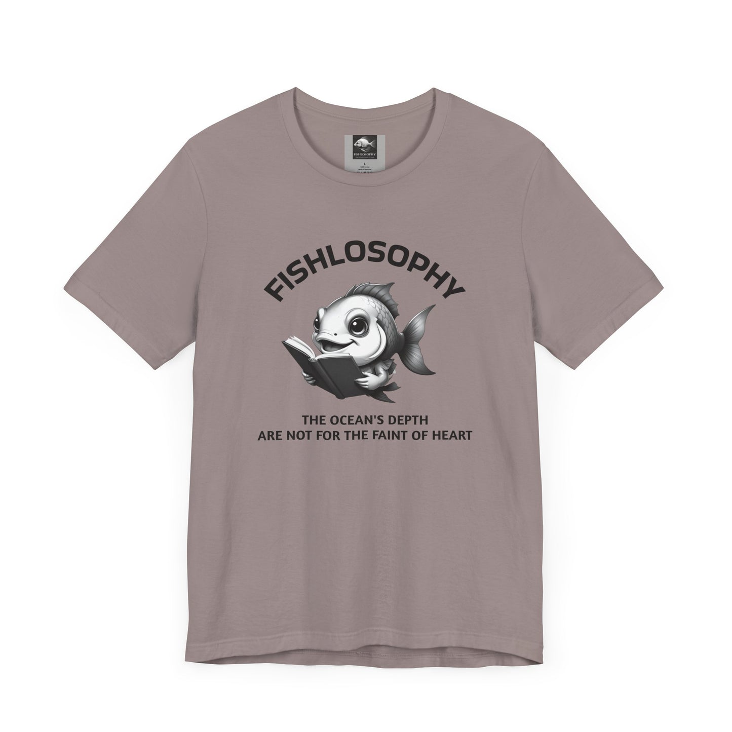 Fishlosophy Unisex Jersey Short Sleeve Tee – The Ocean' depth is not for the faint of heart