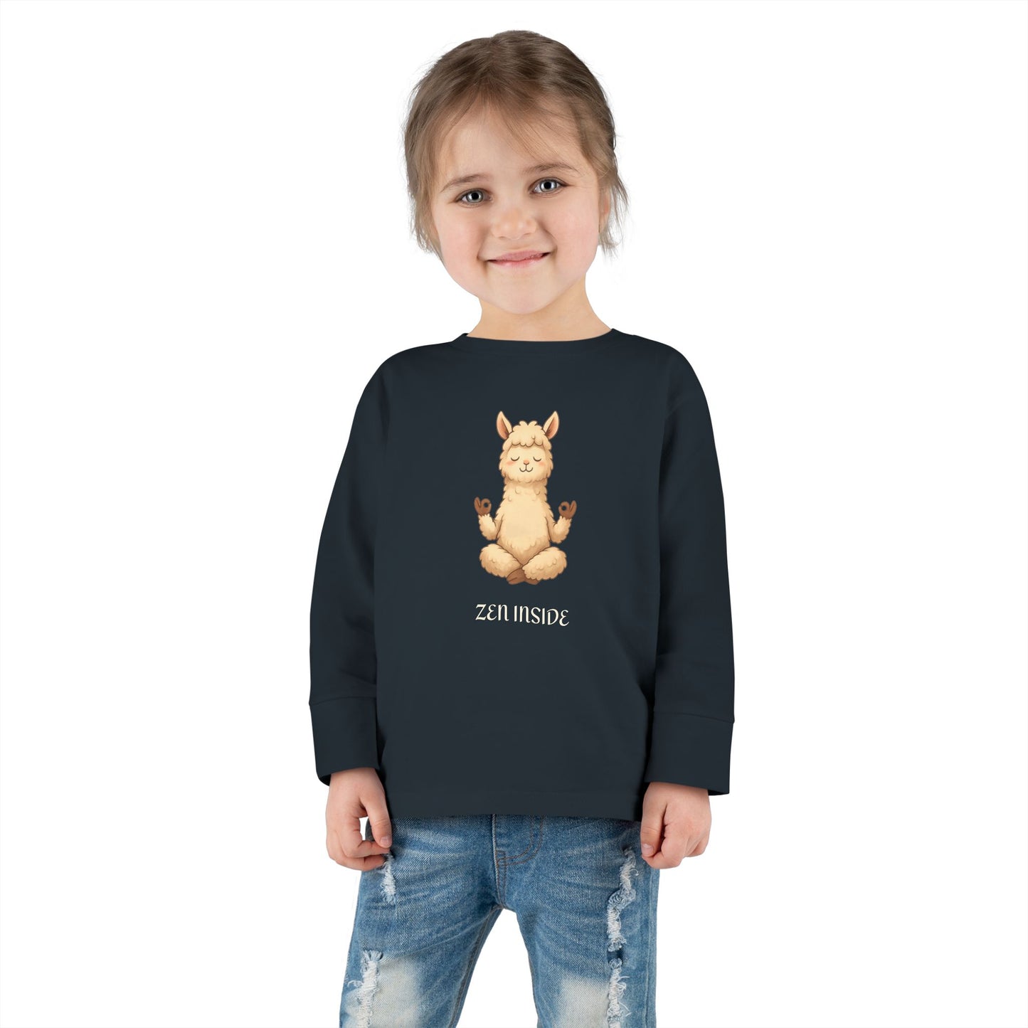 Zen Inside Long Sleeve Tee - ALPACA