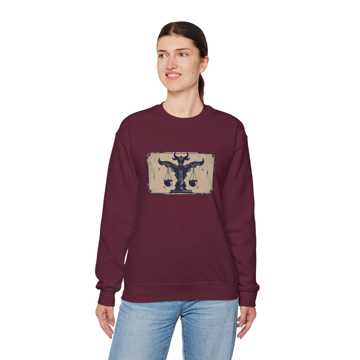 Libra - Gothic Zodiac Blue Sweatshirt