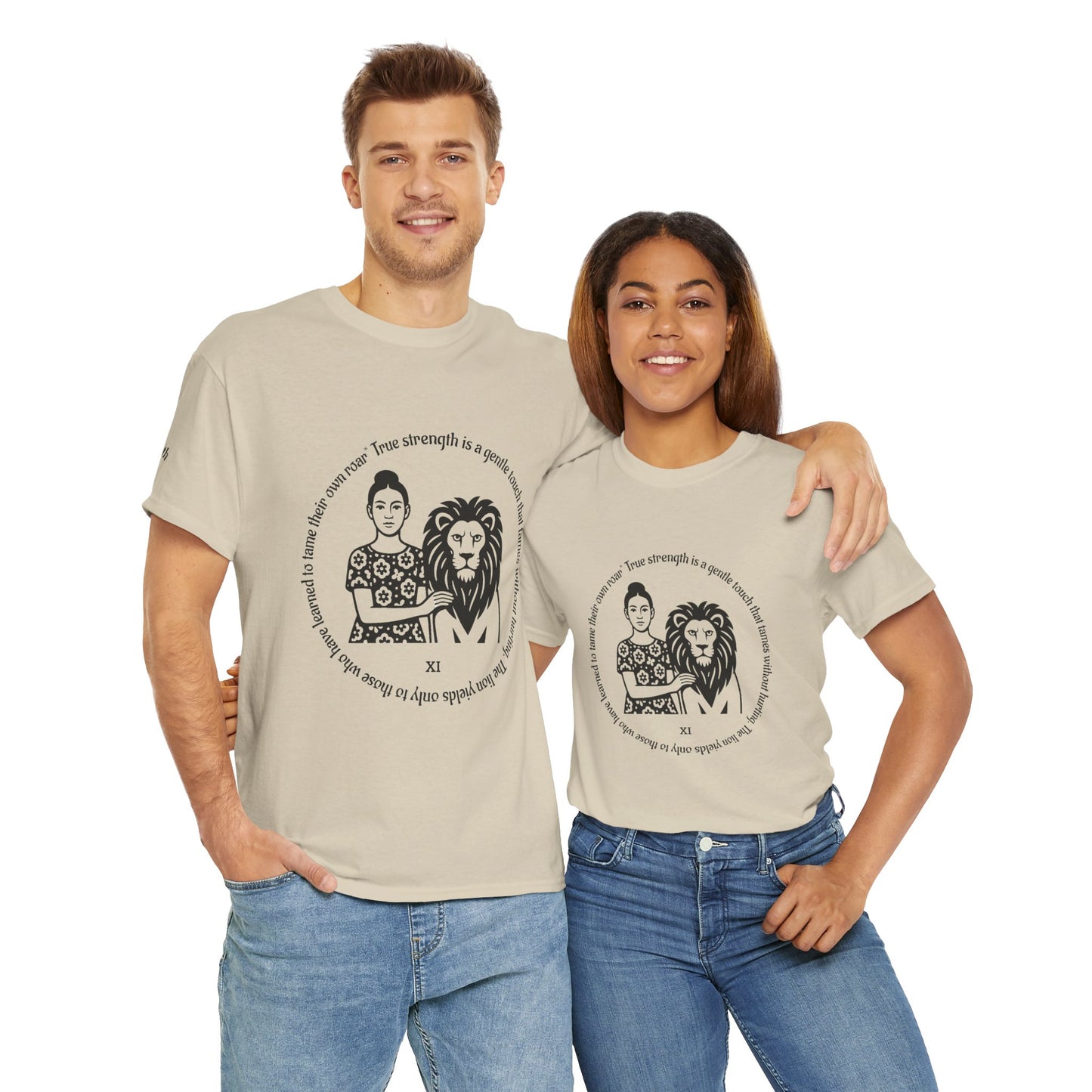 Strength - ArcanaPop T-Shirt – Where Tarot Magic Meets Pop Art